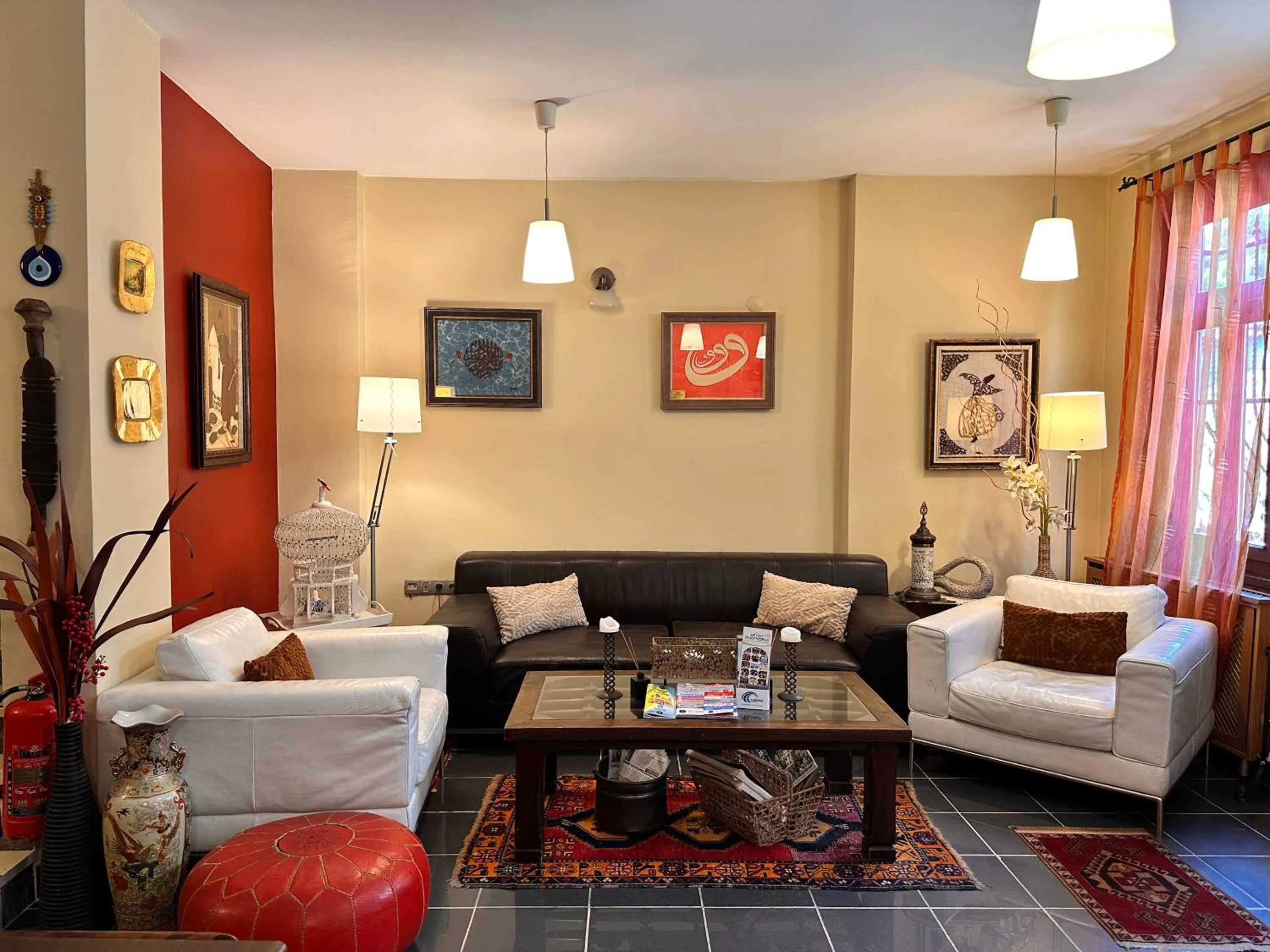 Seating area in Ahmet Efendi Evi