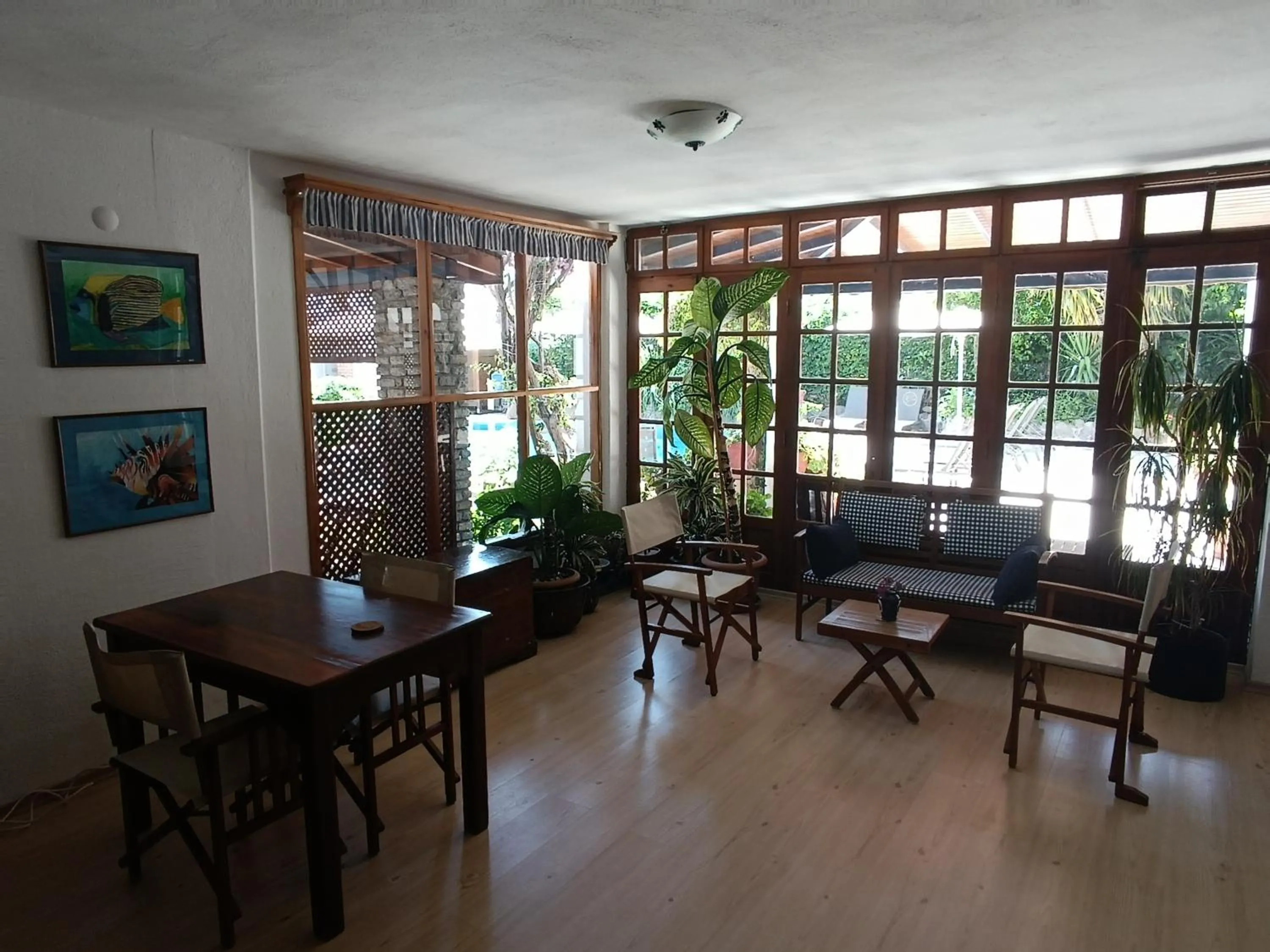 Seating area in UzHan Beach Hotel