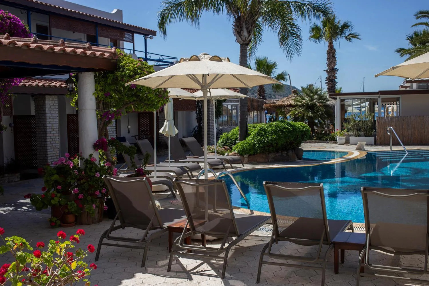 Swimming pool in UzHan Beach Hotel