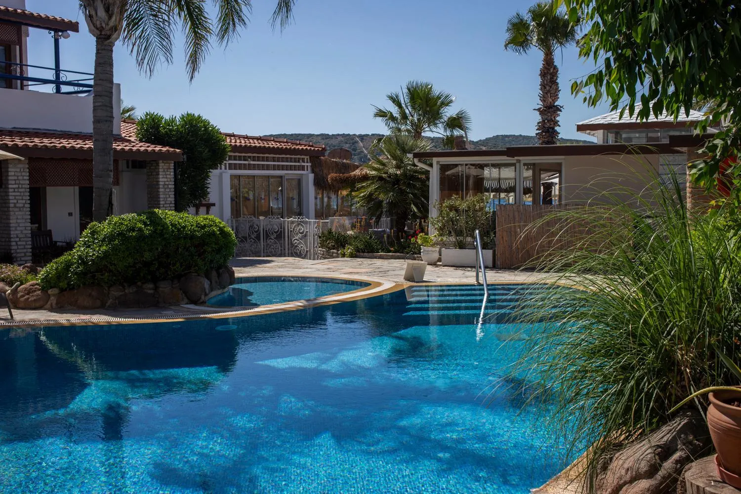Swimming pool in UzHan Beach Hotel