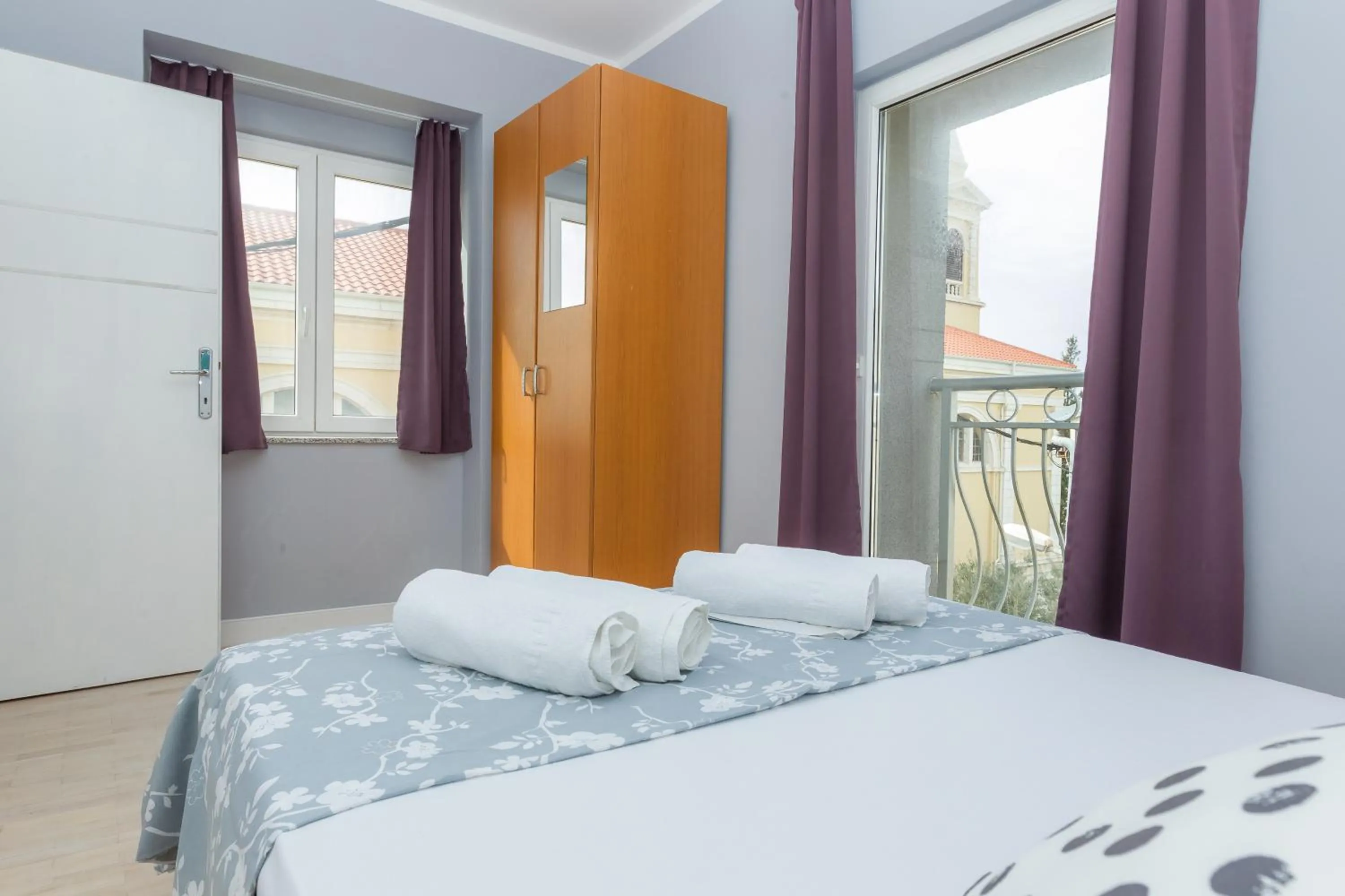 Bedroom, Bed in Apartments in city center Ventus
