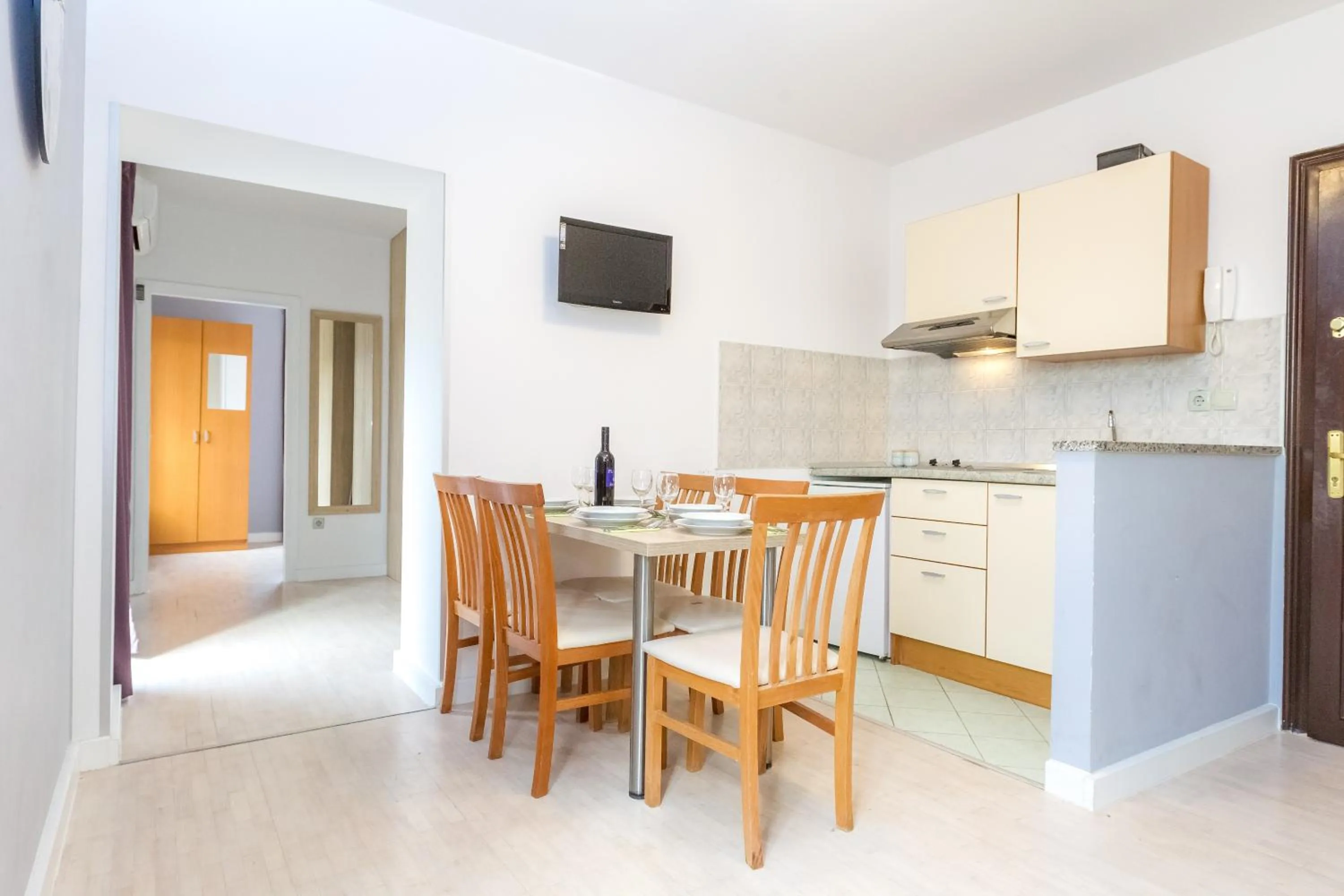 Kitchen or kitchenette in Apartments in city center Ventus