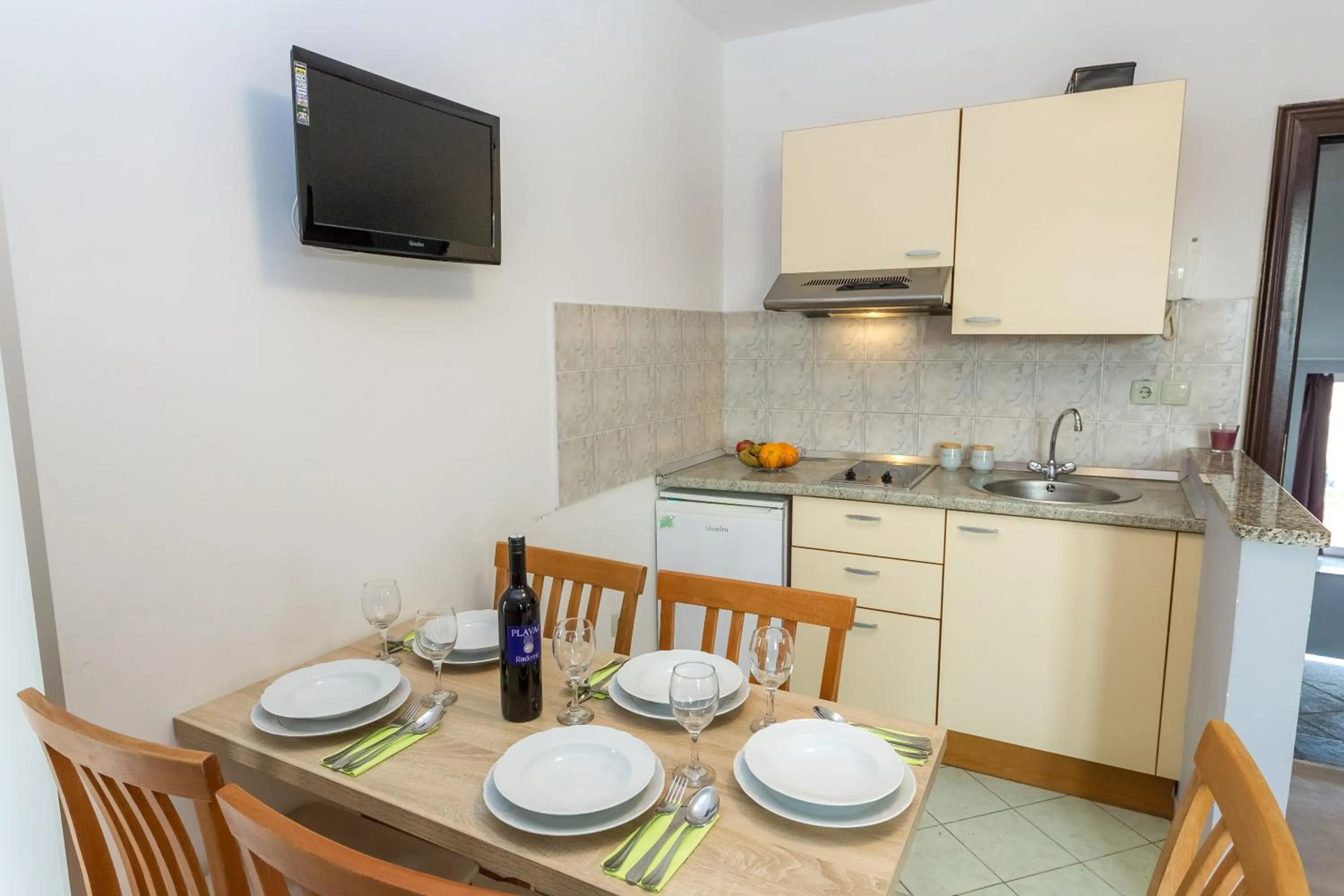 Kitchen or kitchenette in Apartments in city center Ventus