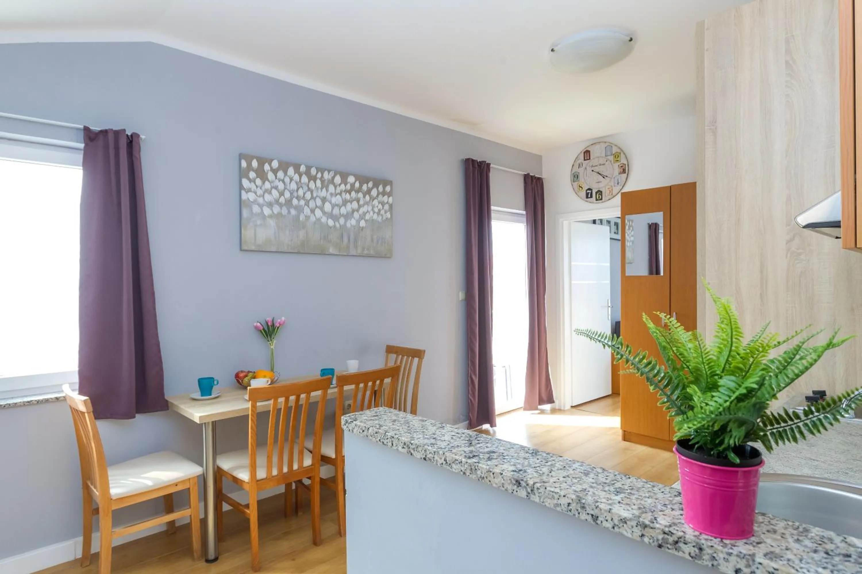 Dining area in Apartments in city center Ventus