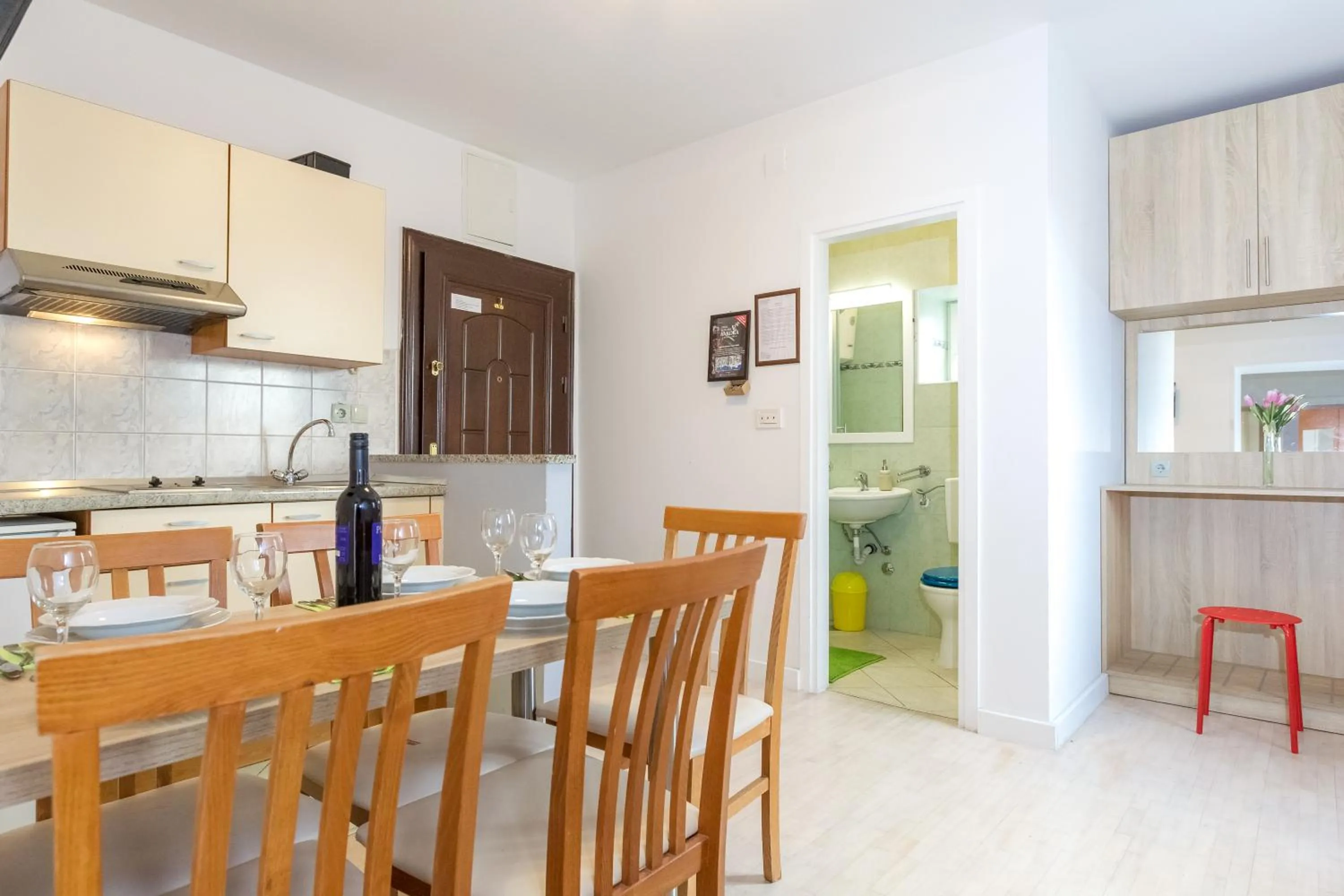 Kitchen or kitchenette in Apartments in city center Ventus