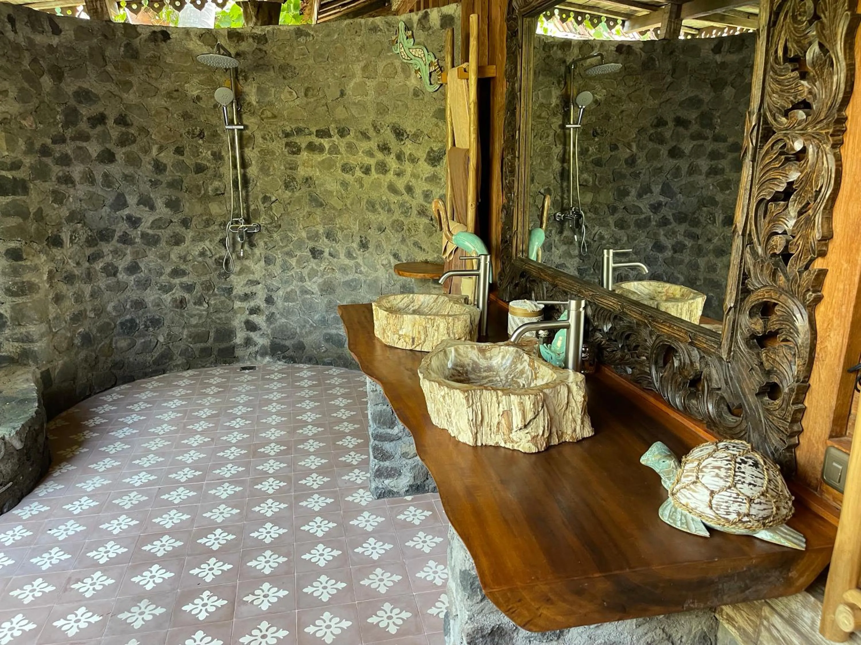 Shower in Louka Beach Bali