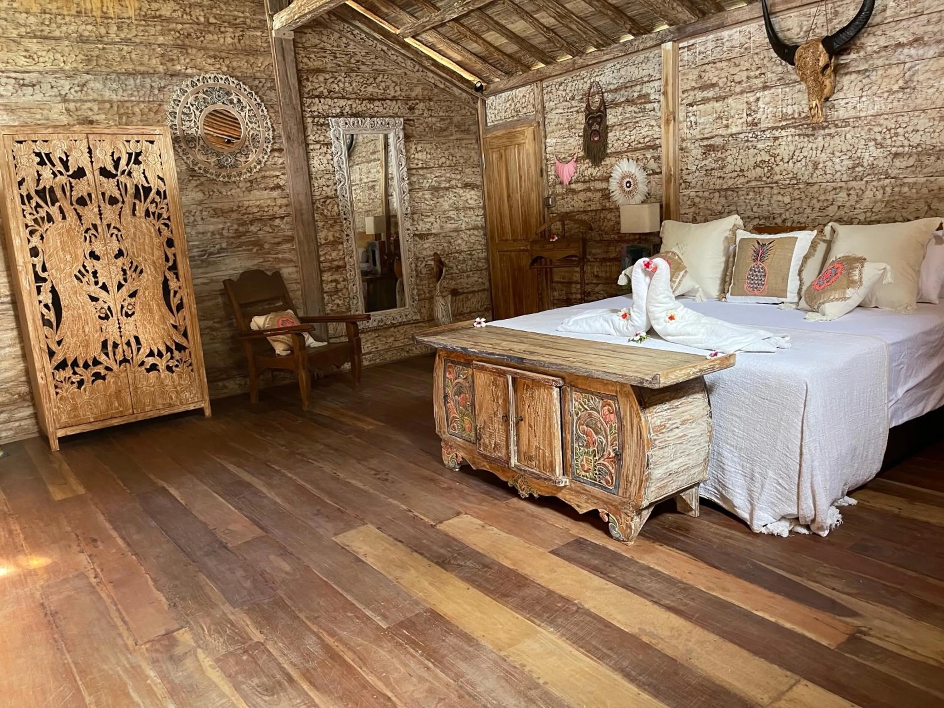 Photo of the whole room, Bed in Louka Beach Bali