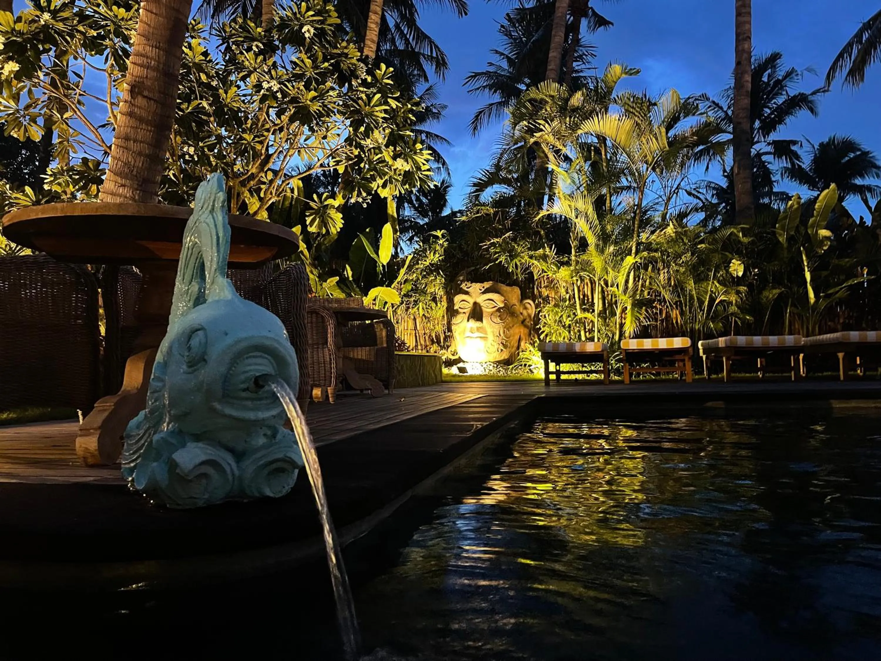 Pool view in Louka Beach Bali