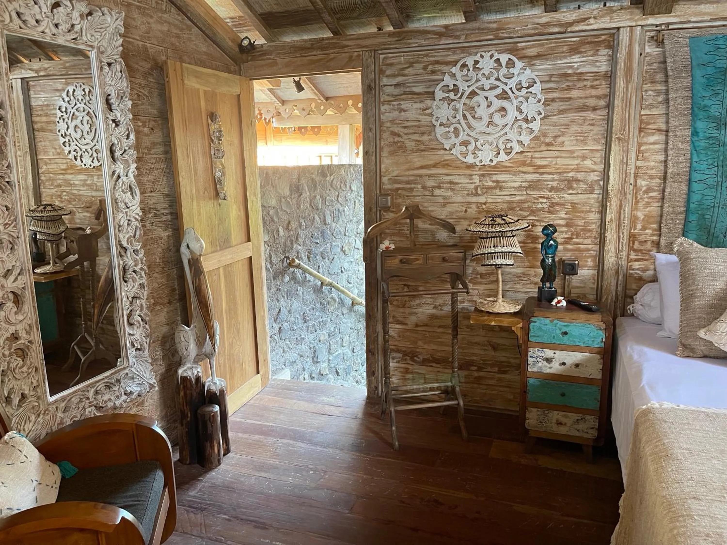 Bedroom, Bed in Louka Beach Bali