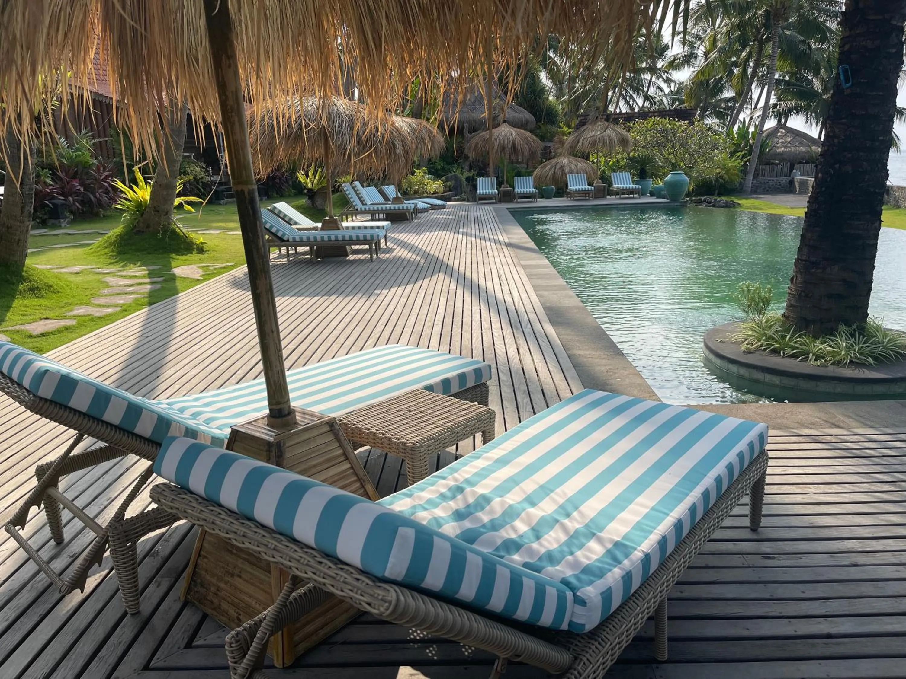 Swimming pool in Louka Beach Bali