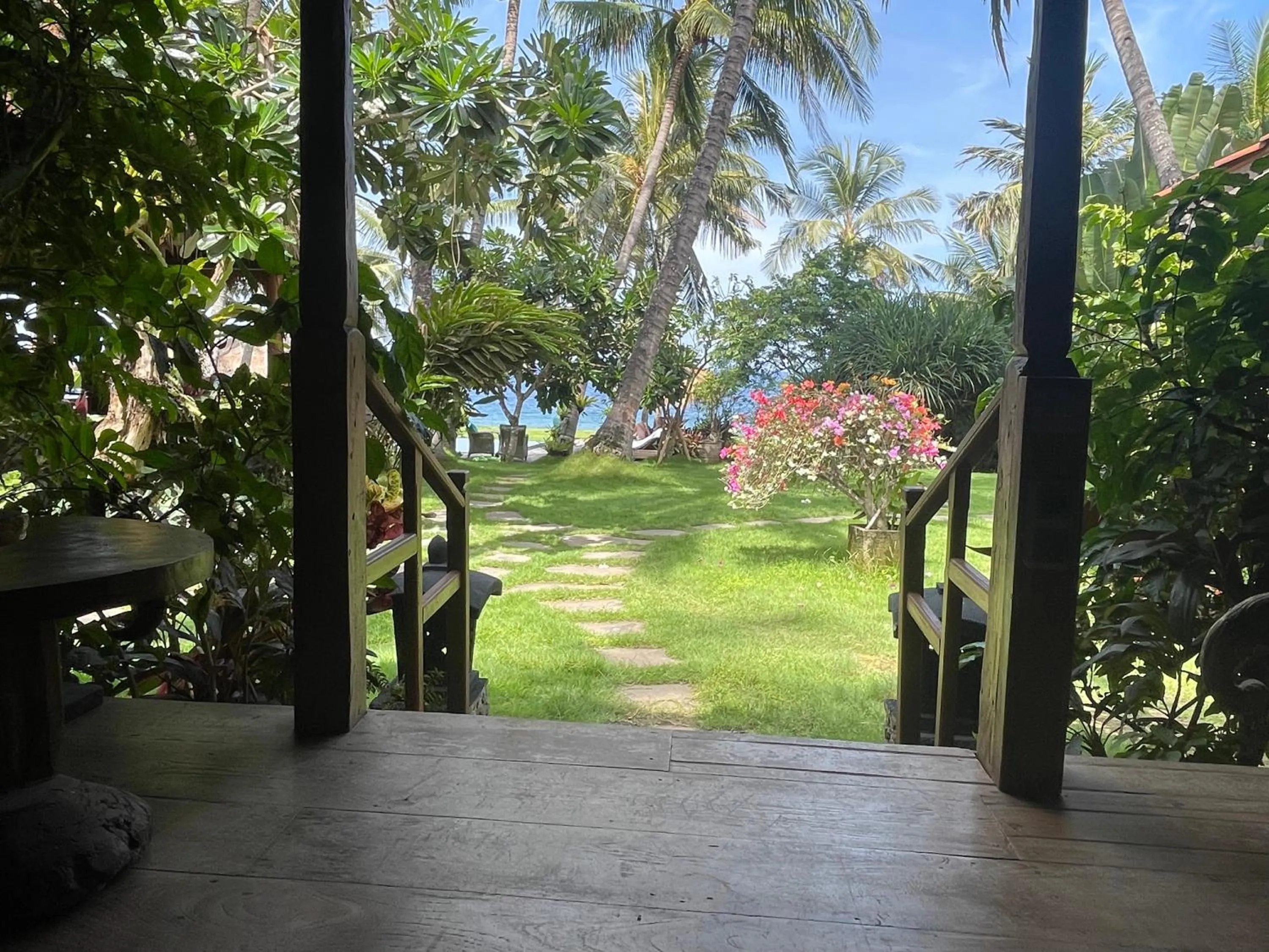 Street view in Louka Beach Bali