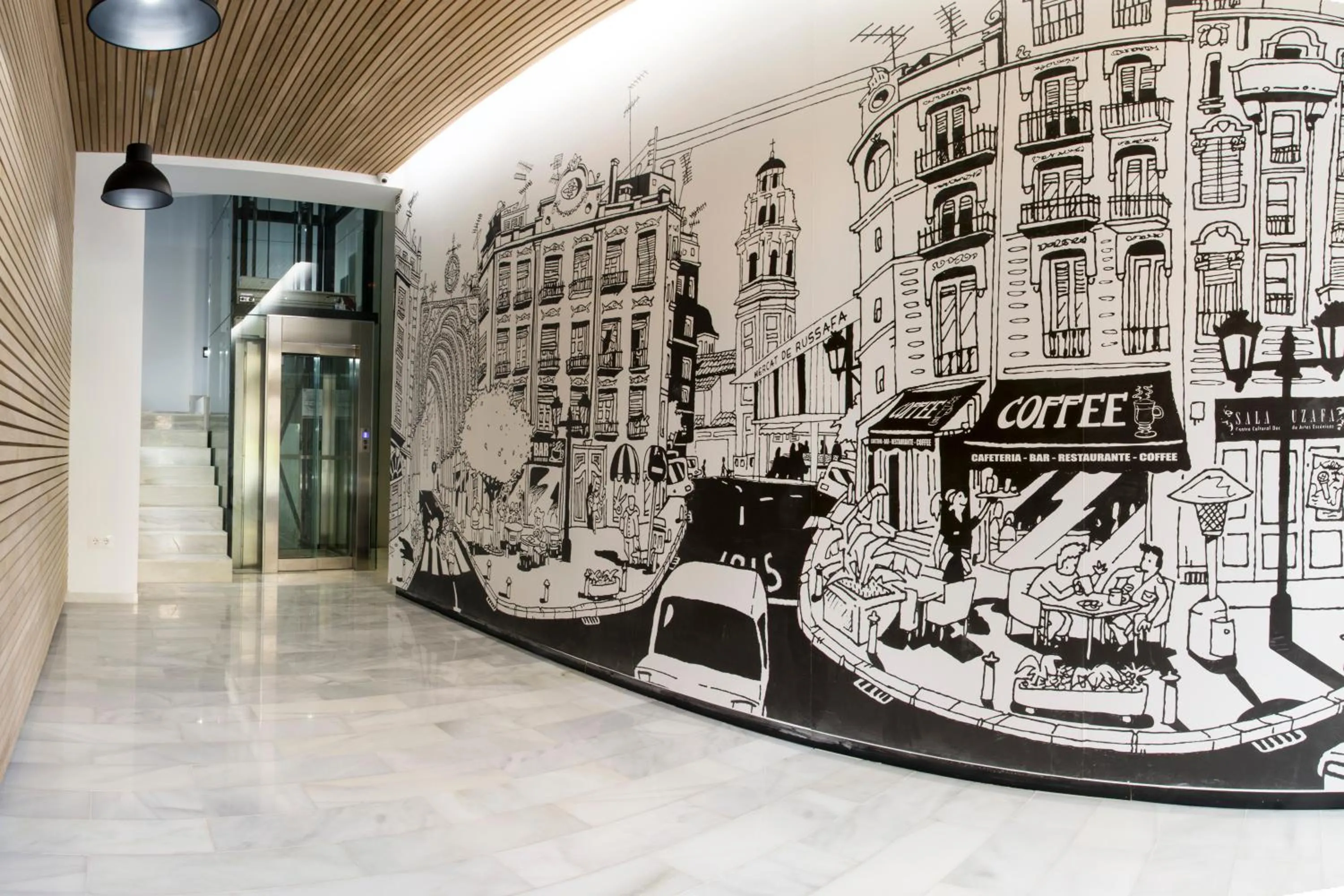 Lobby or reception in El 16 Ruzafa