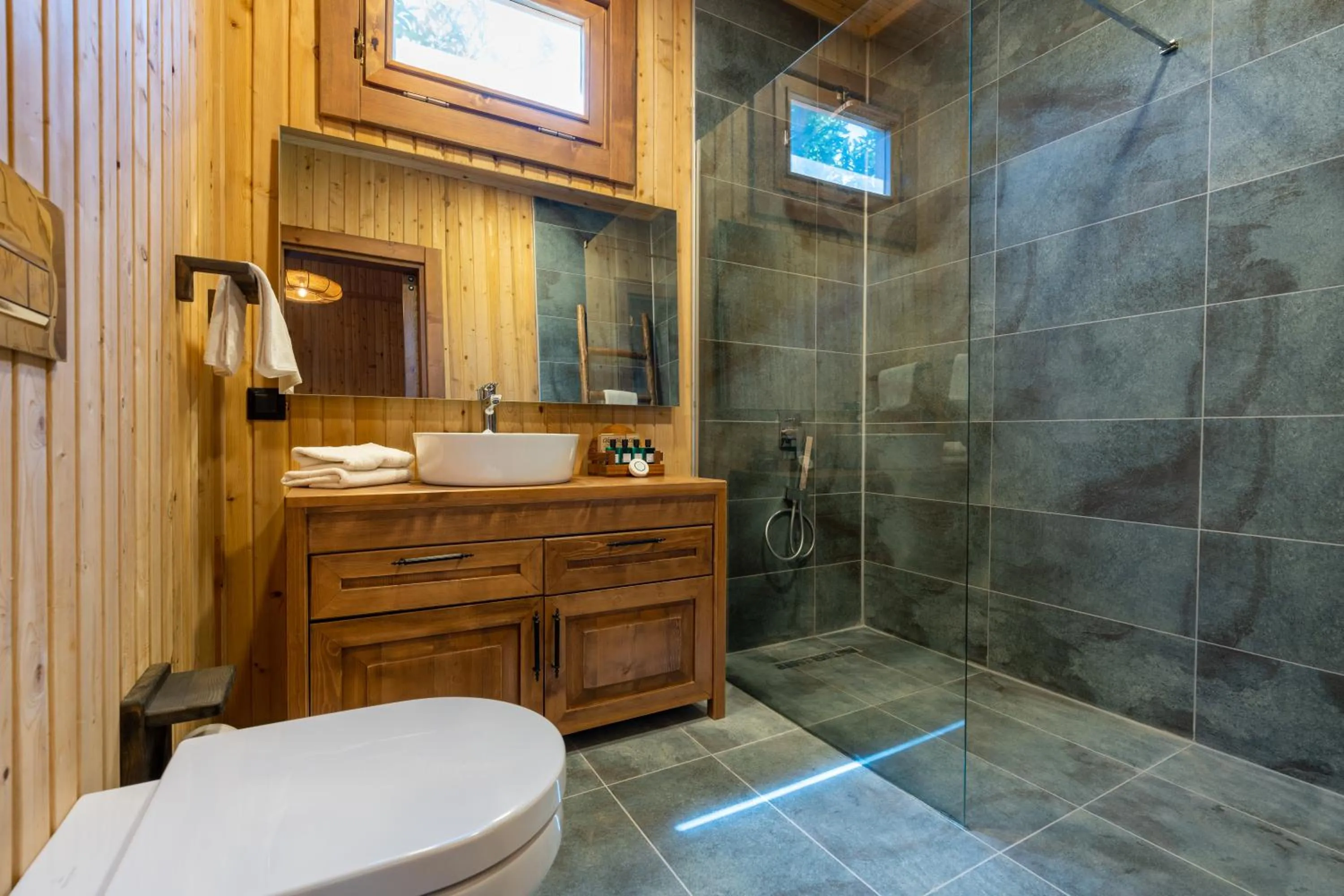 Shower in Naturelife Bungalows & SPA