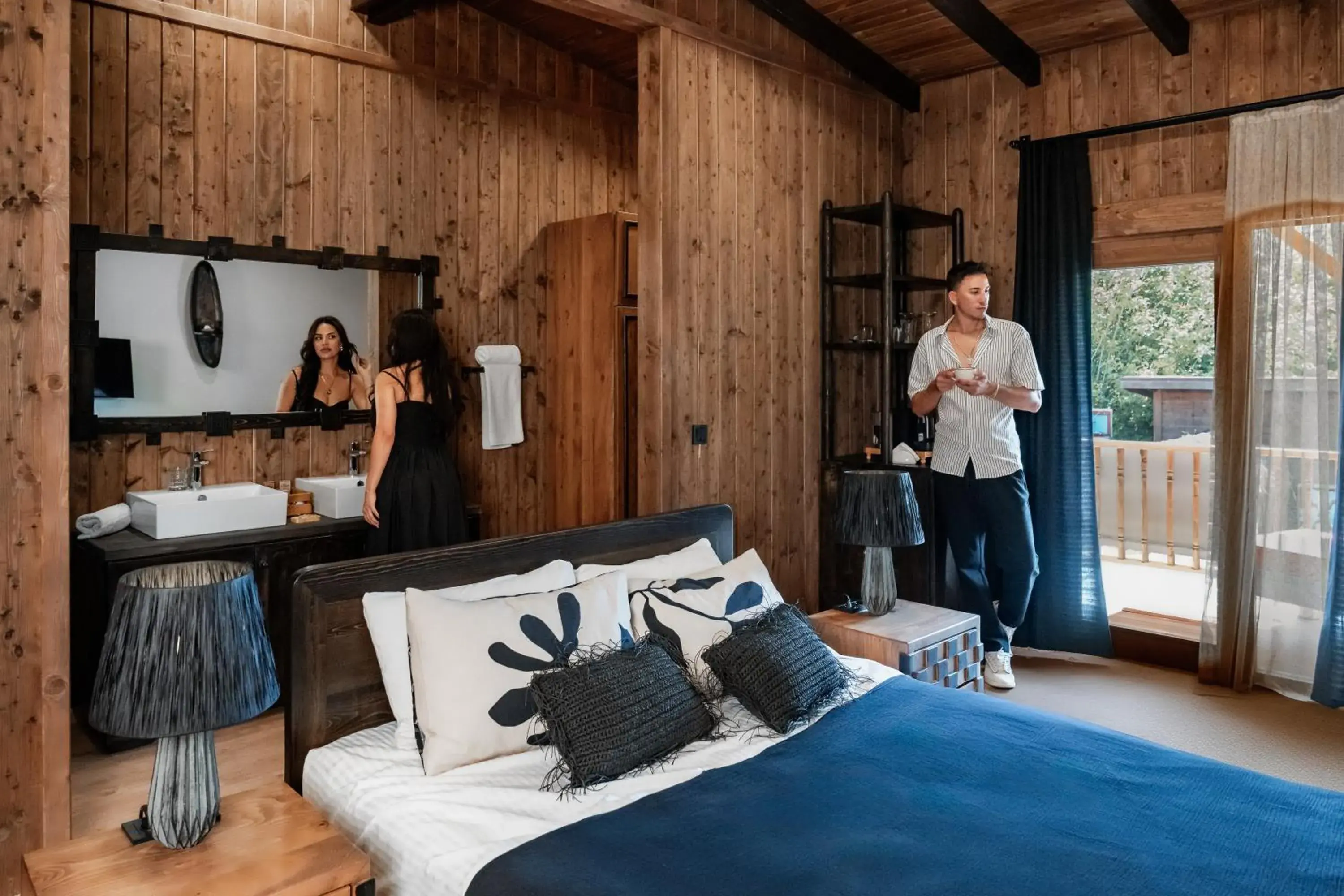 Bed in Naturelife Bungalows & SPA - Free Access to Odile Hotel Bed in Naturelife Bungalows & SPA - Free Access to Odile Hotel