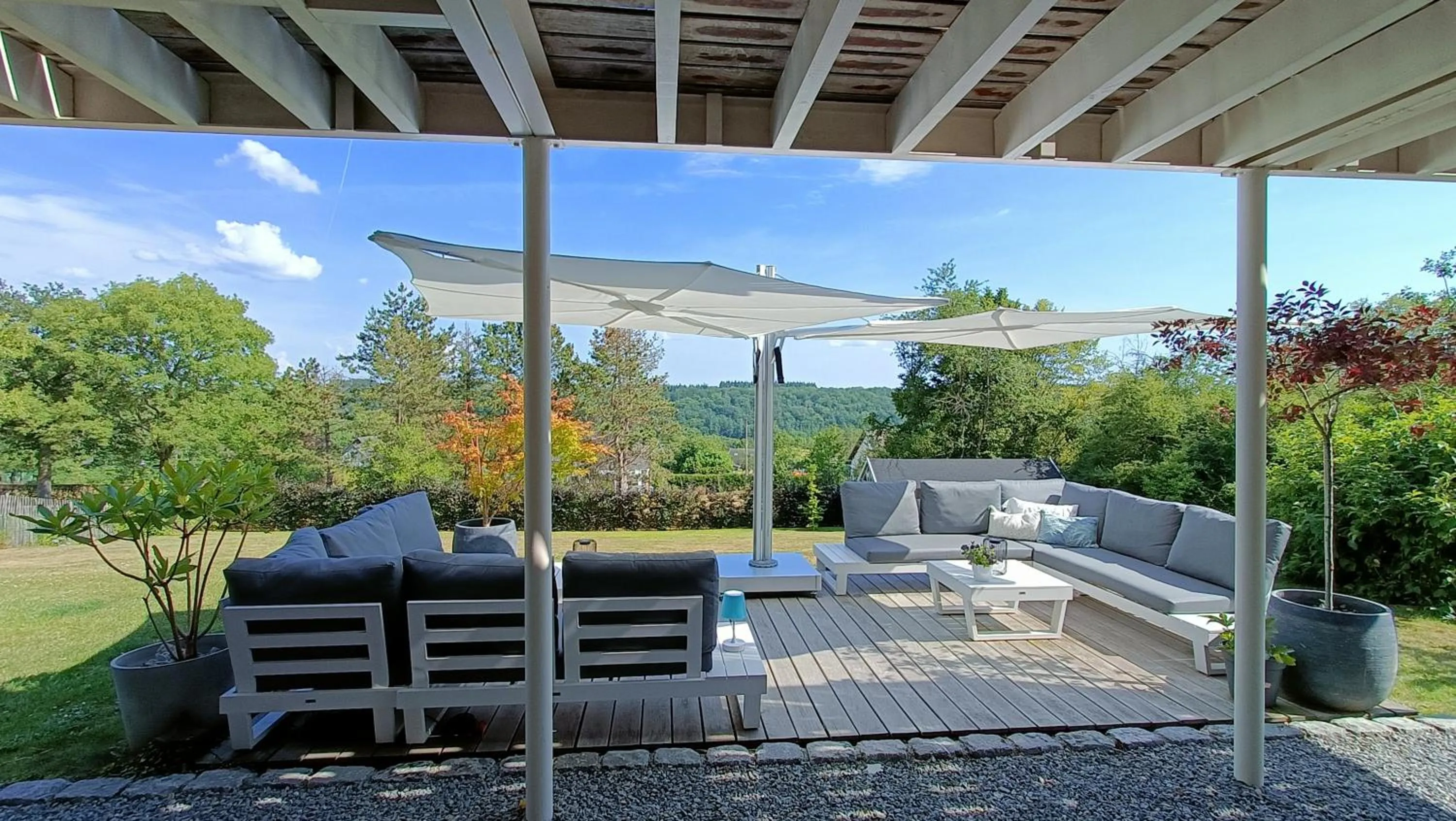 Garden in B&B Maison Durbois