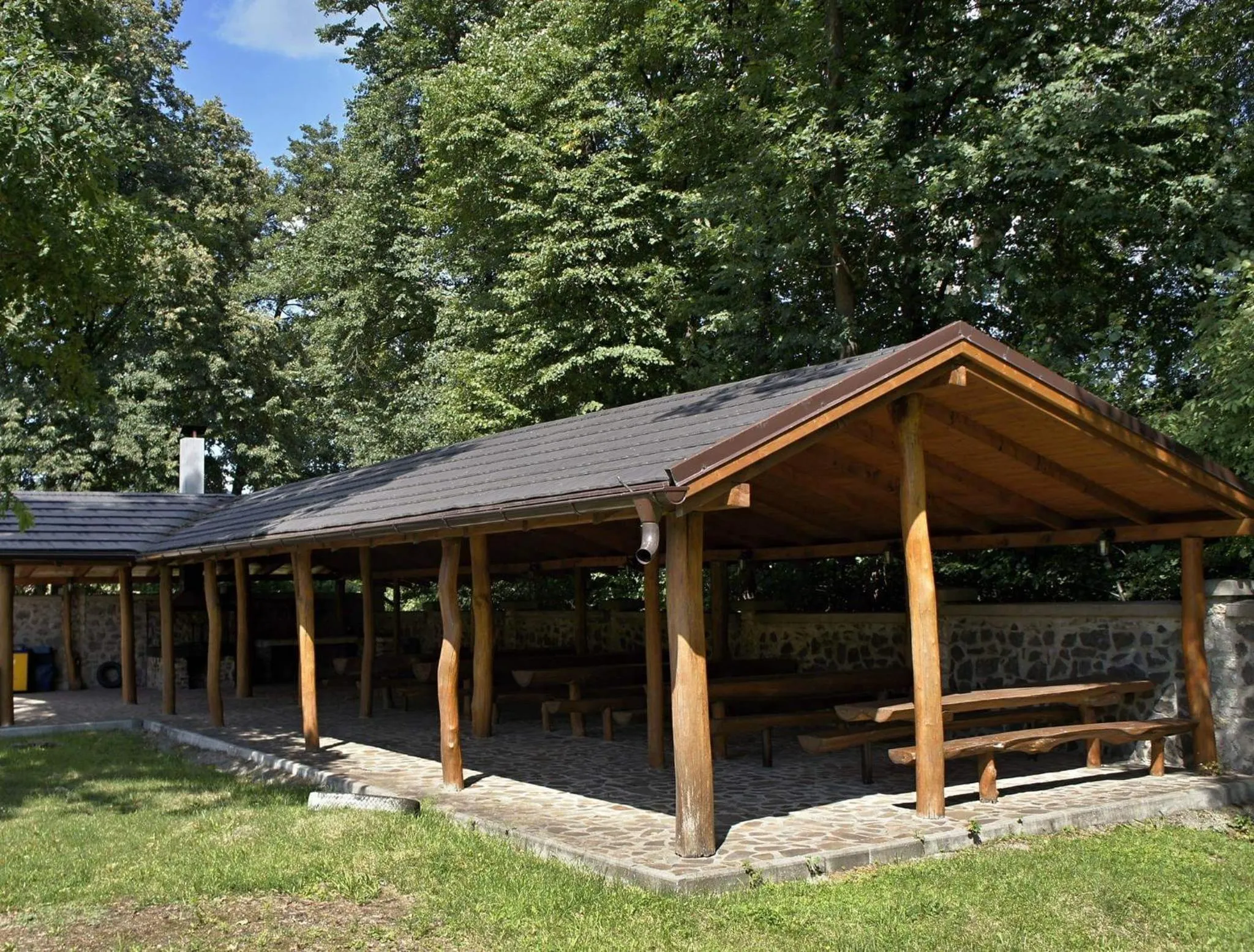BBQ facilities in Hotel Biele Studničky Dargov
