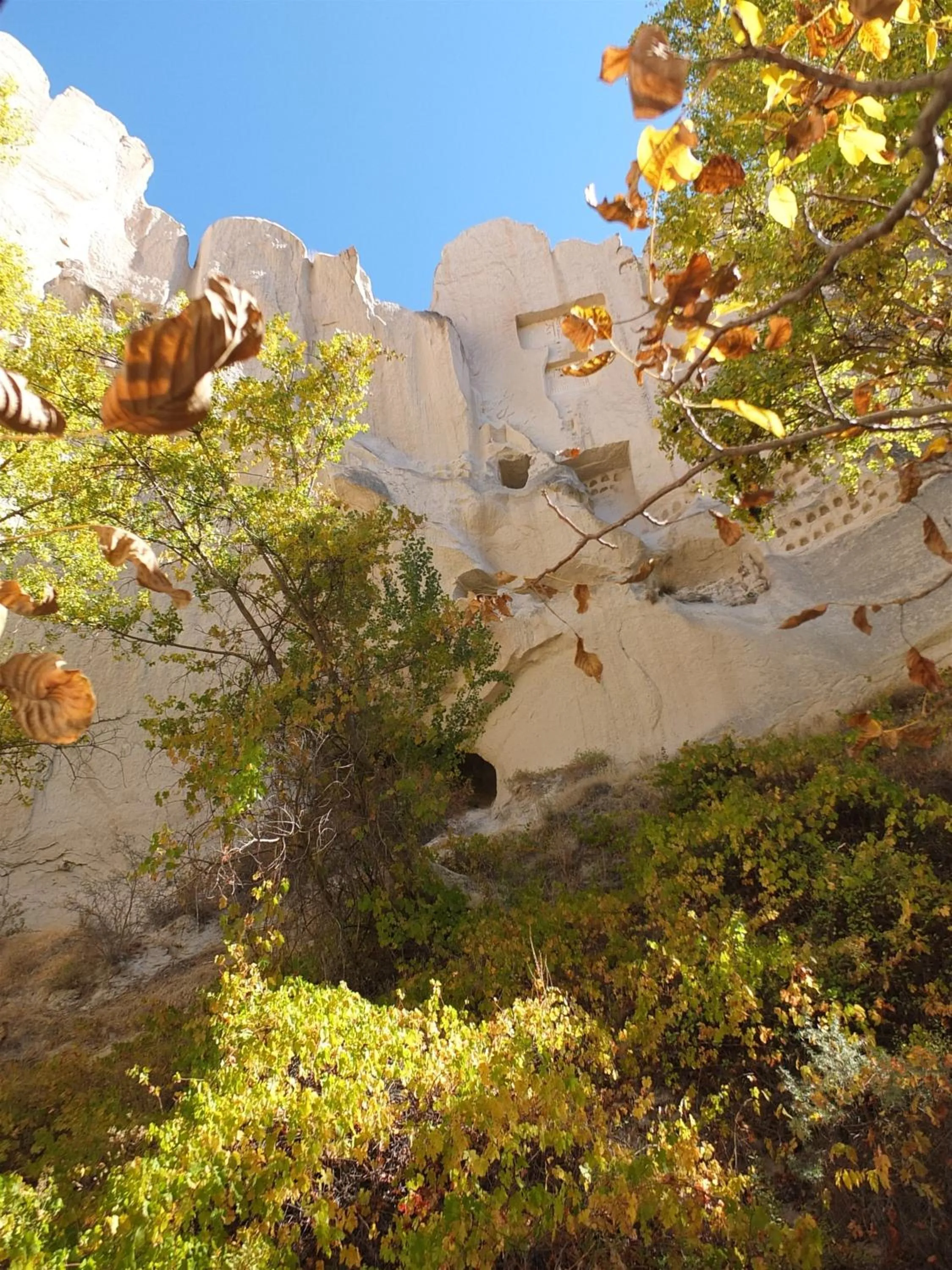 Natural landscape in Anatolia cave hotel Pension
