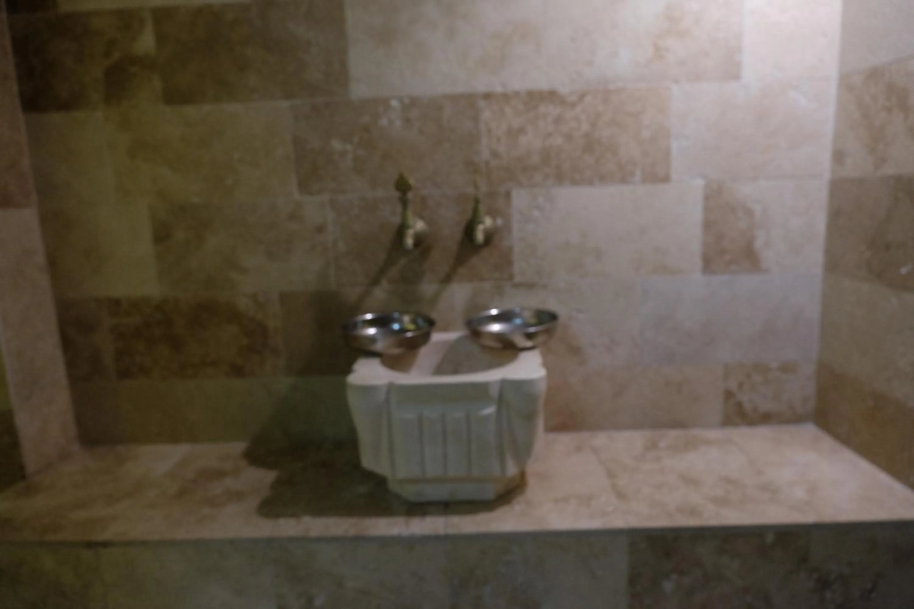 Bathroom in Anatolia cave hotel Pension