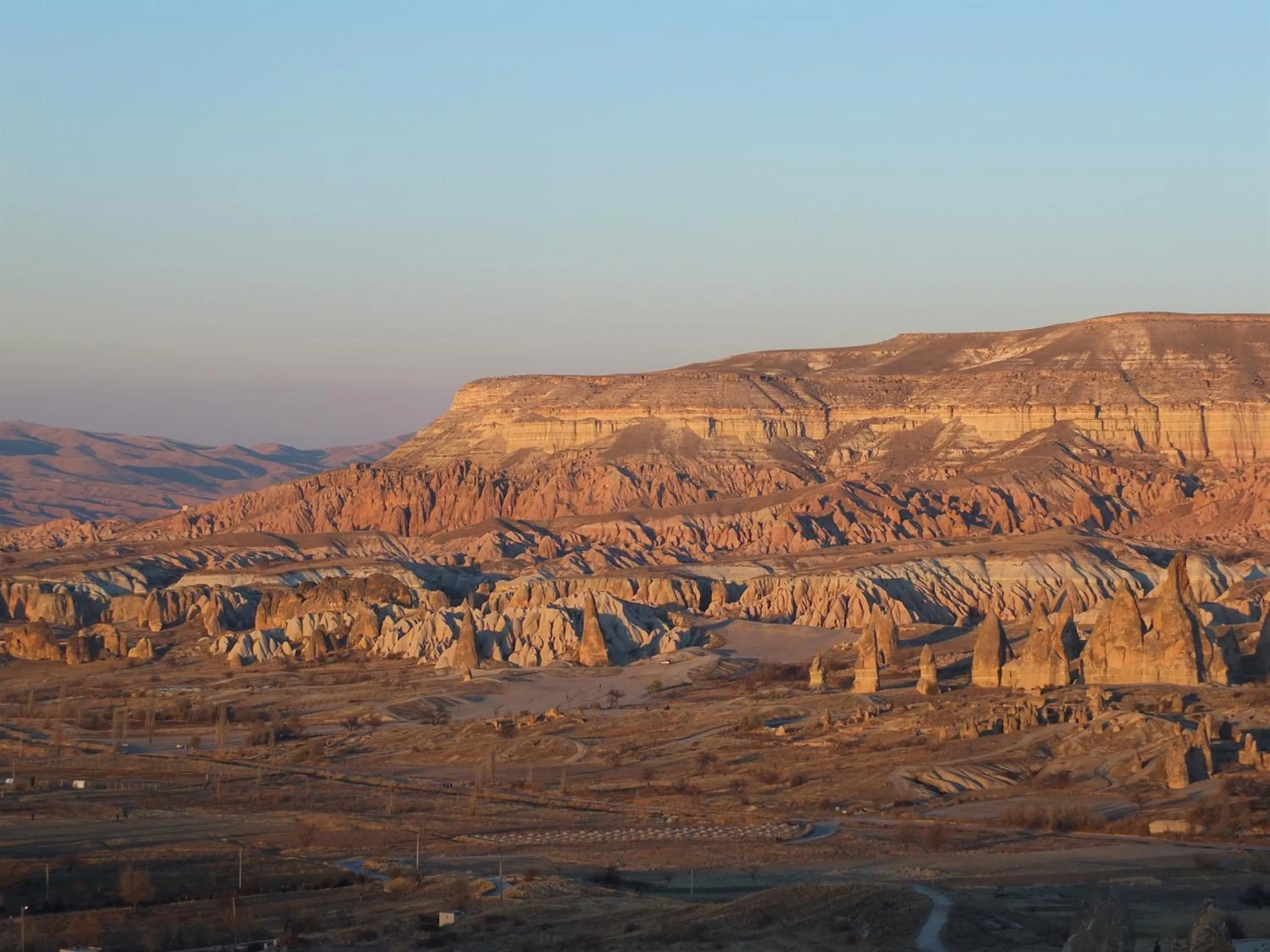 Natural landscape in Anatolia cave hotel Pension