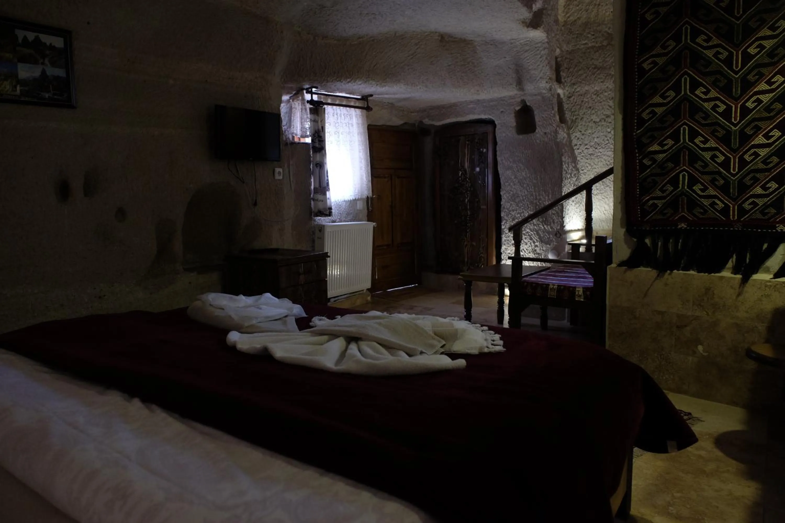 Bedroom, Bed in Anatolia cave hotel Pension