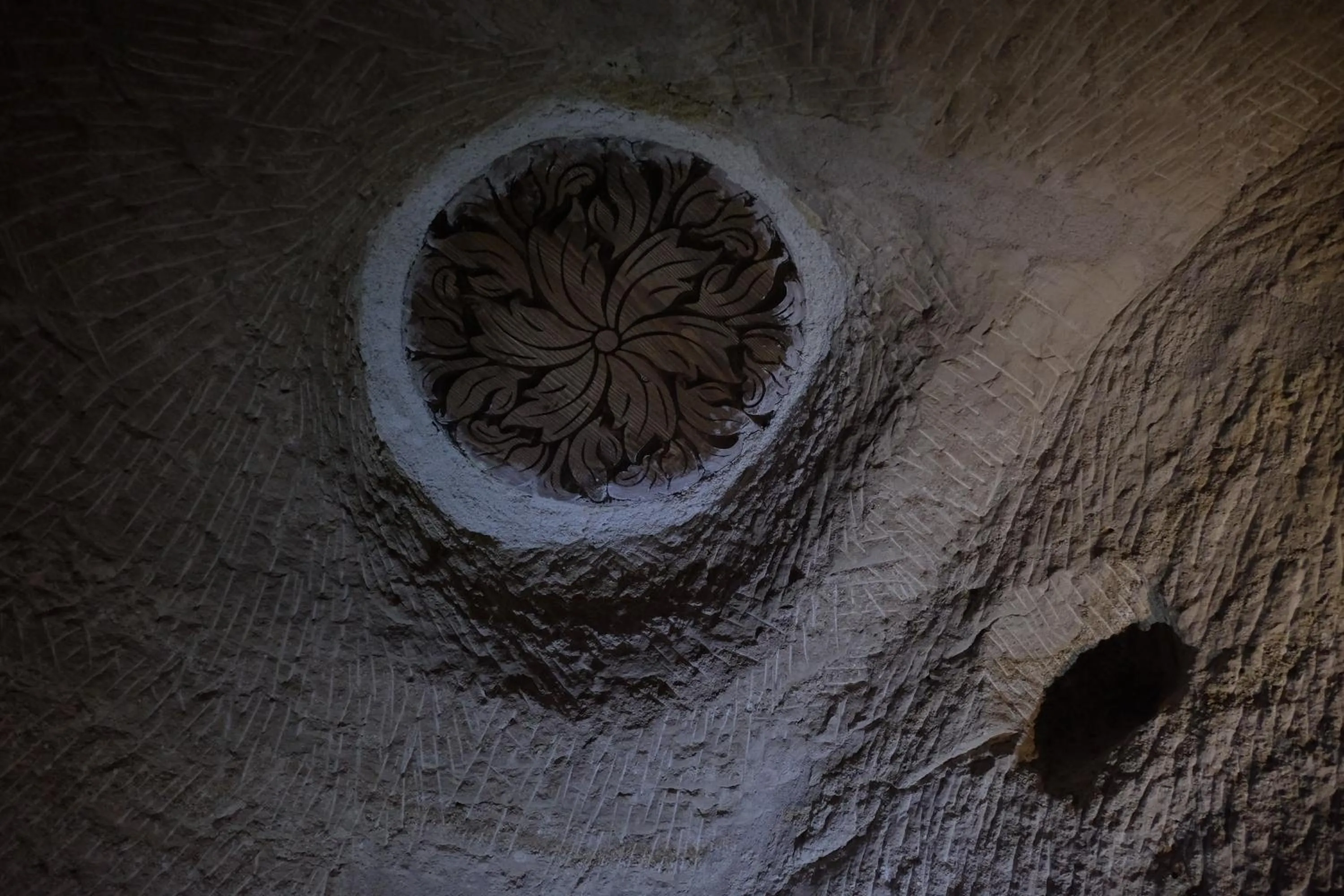 Decorative detail in Anatolia cave hotel Pension