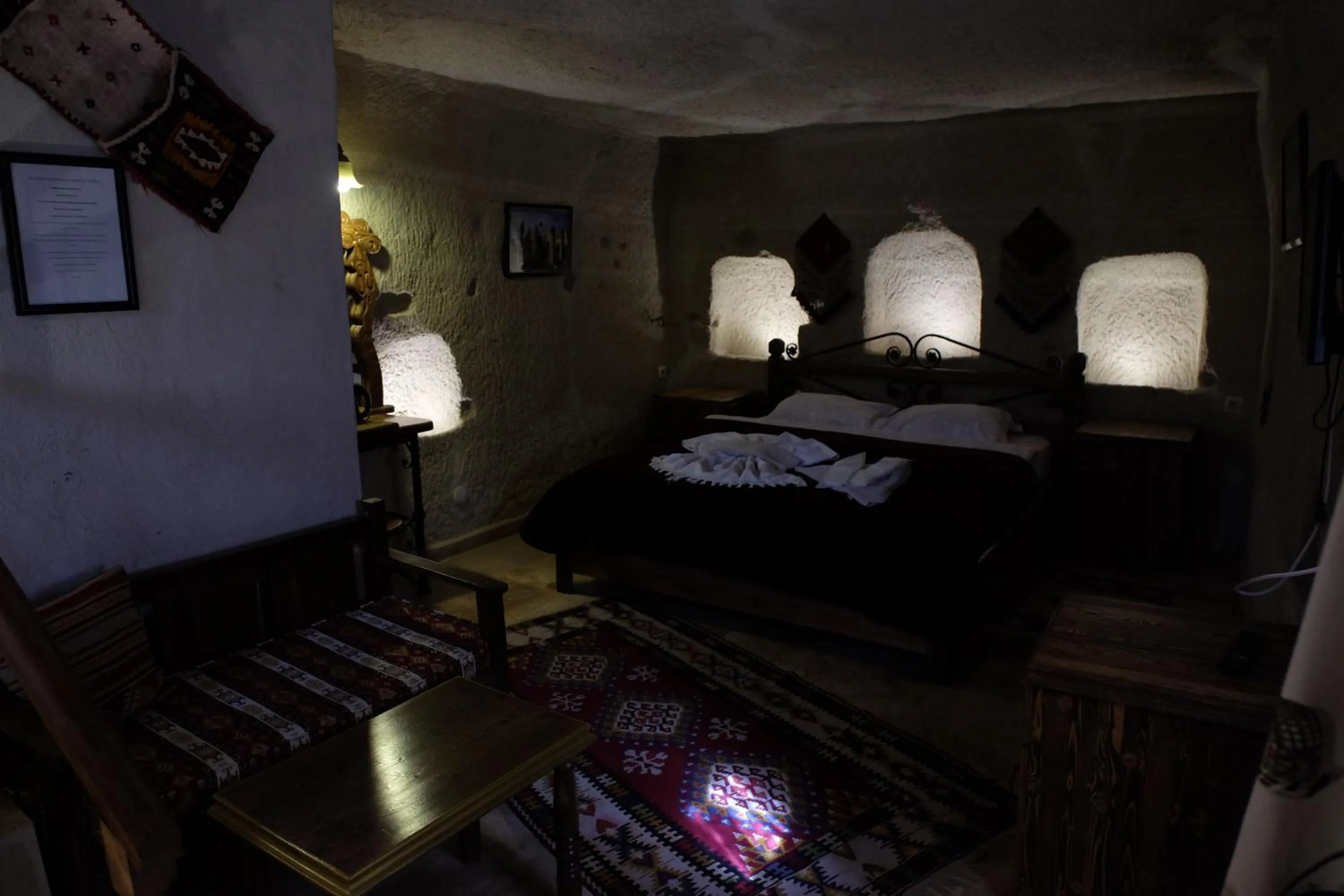 Bedroom, Bed in Anatolia cave hotel Pension