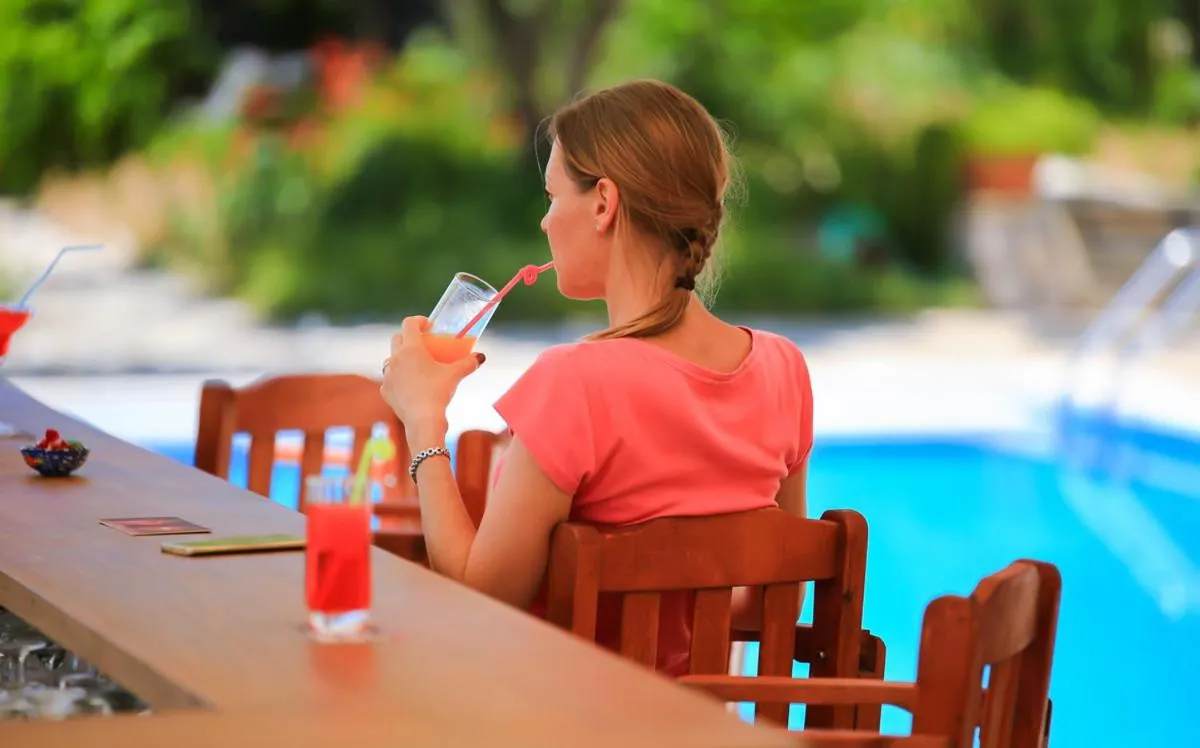 Pool view in Diva Residence Allsuite Hotel