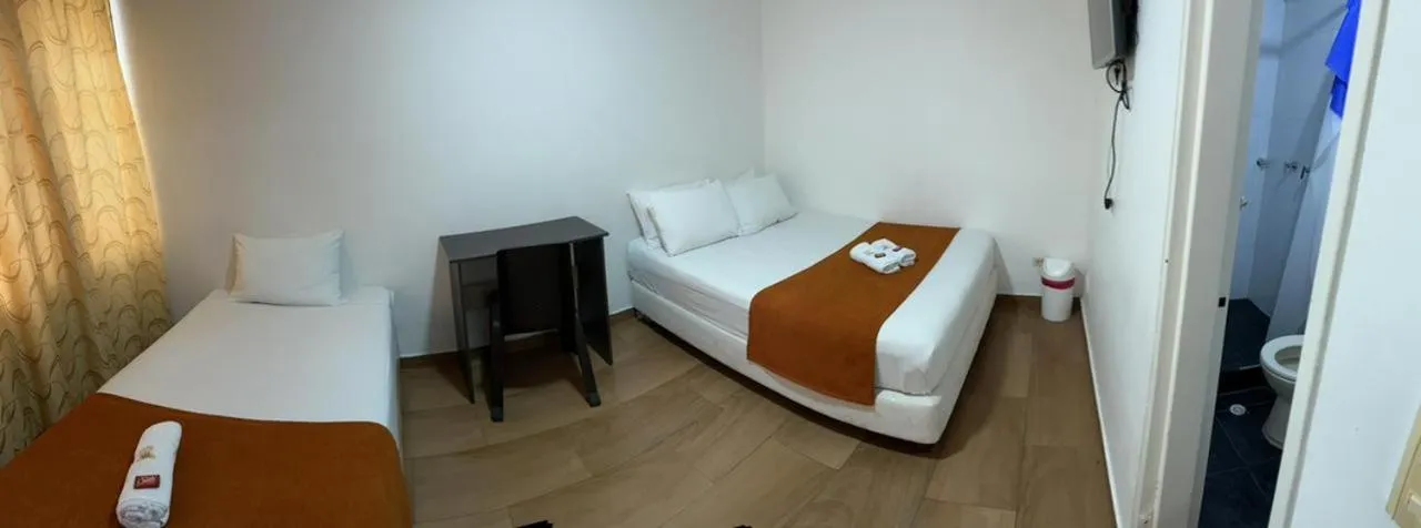 Bed in HOTEL EMBASSY STAR