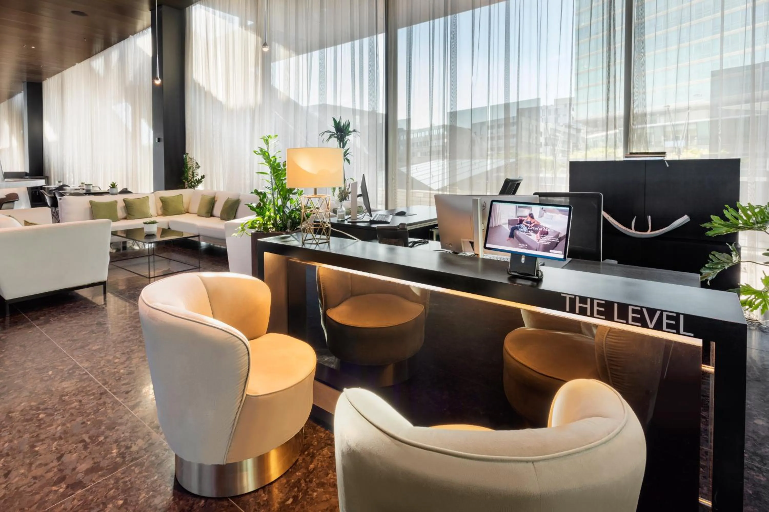 Lobby or reception in Melia Vienna