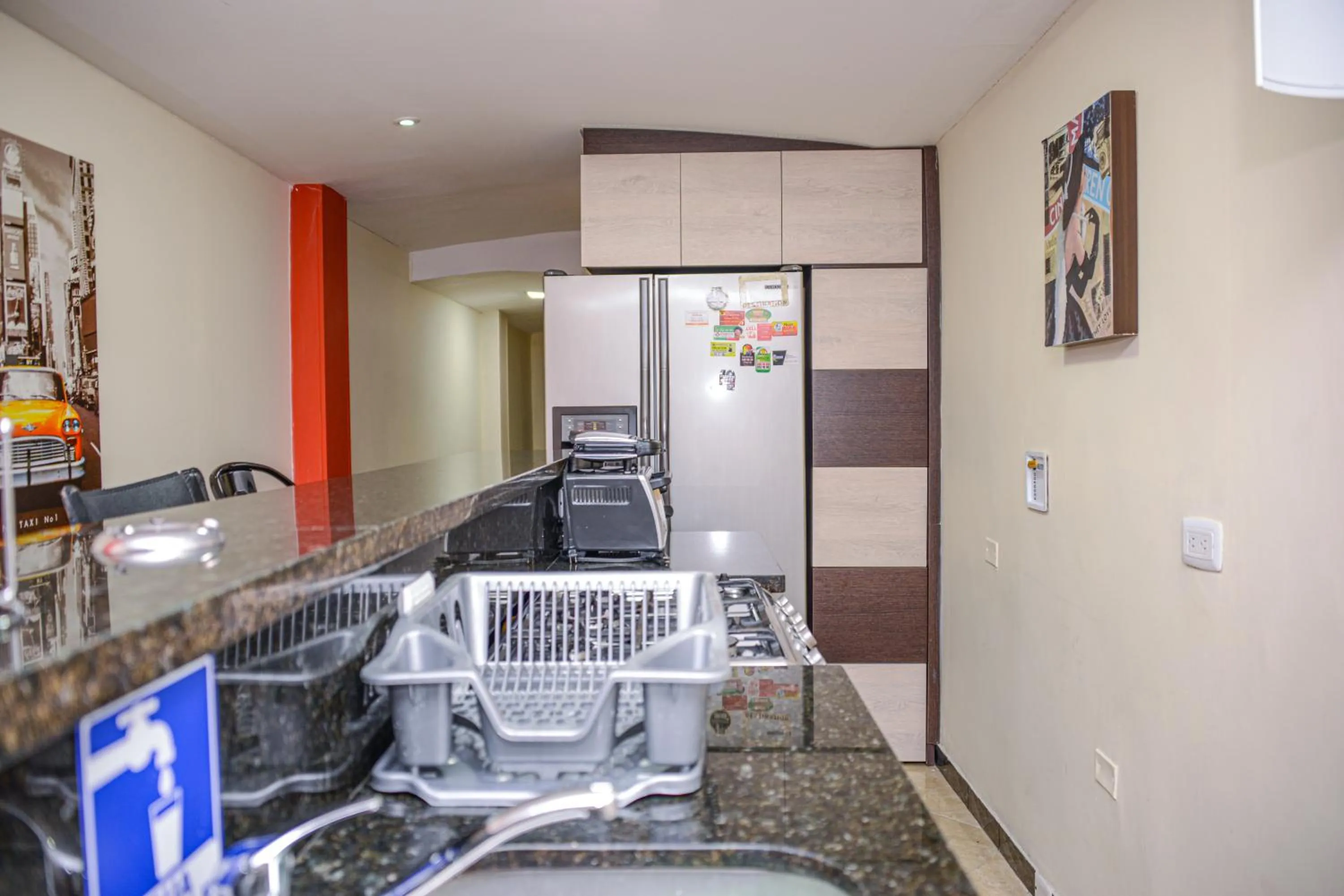 Kitchen or kitchenette in Calle 8 Suites