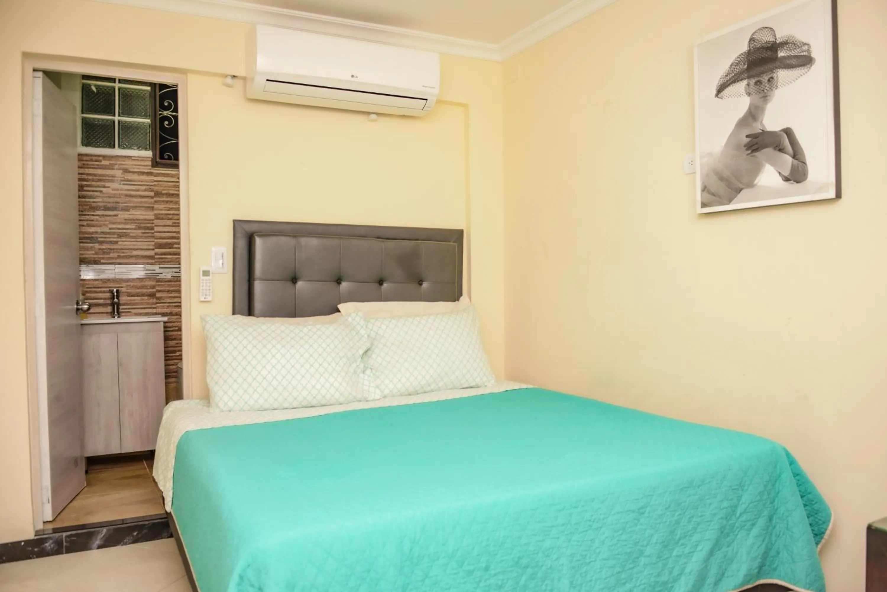 Bed in Calle 8 Suites