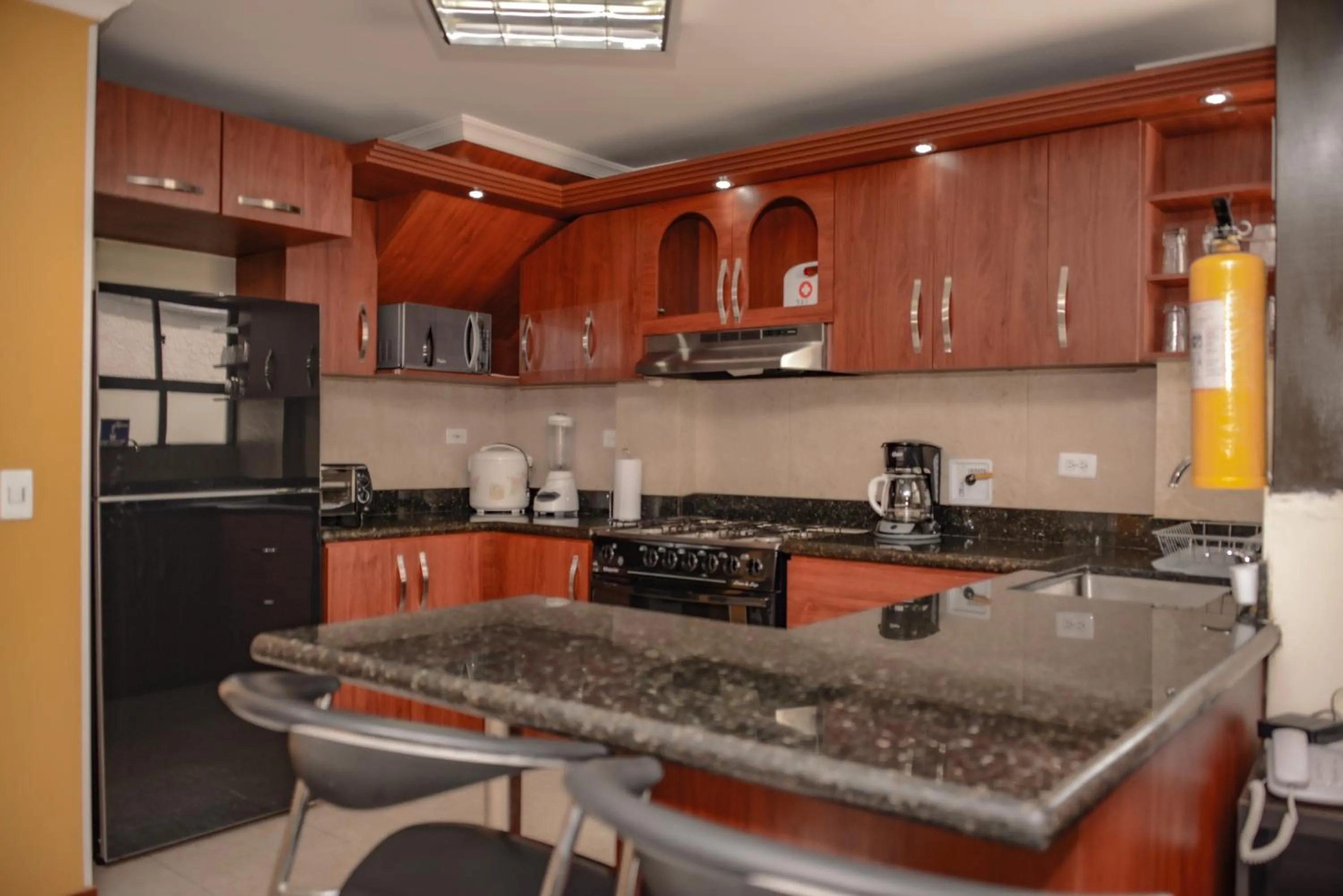 Kitchen or kitchenette in Calle 8 Suites