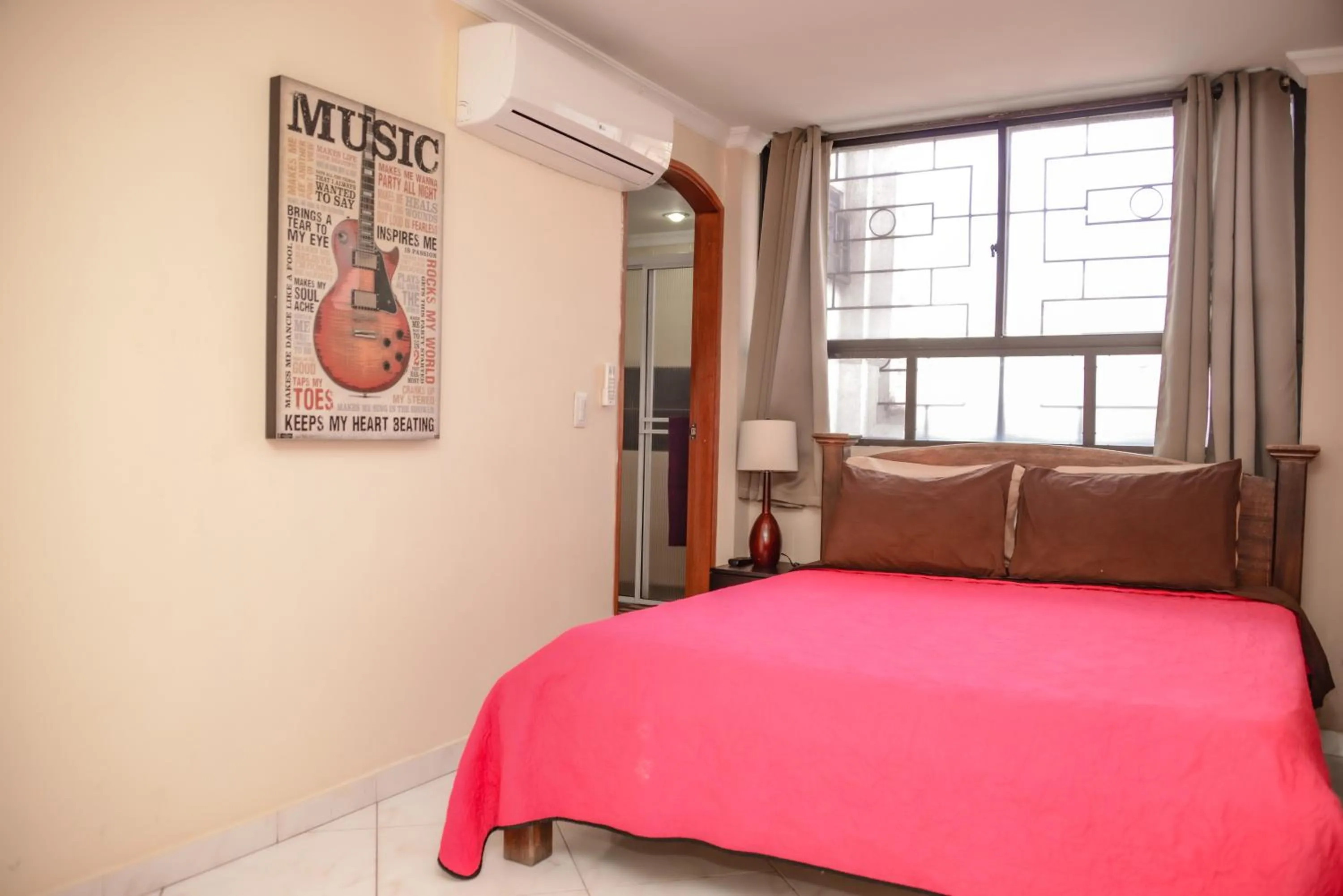 Bed in Calle 8 Suites