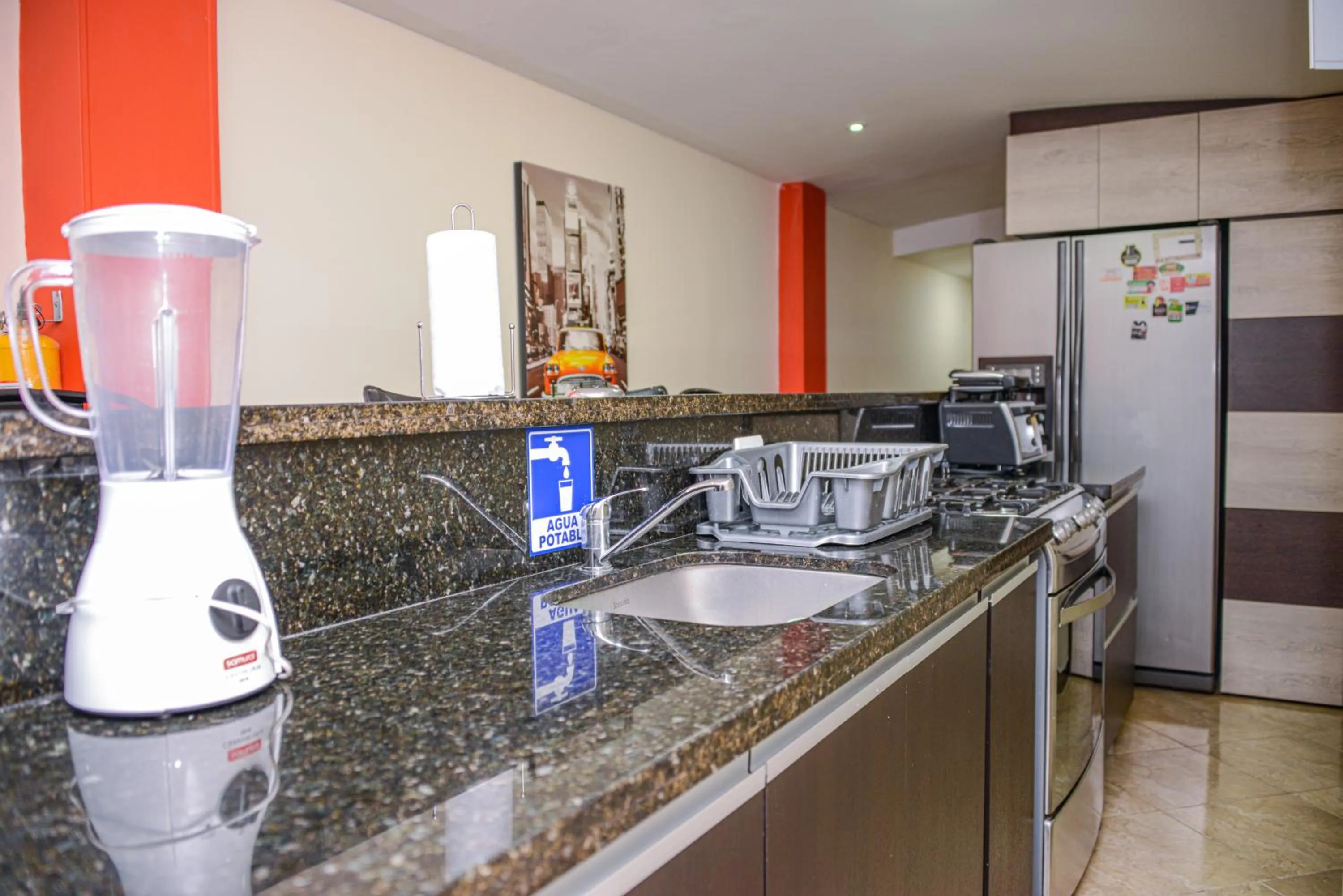 Kitchen or kitchenette in Calle 8 Suites