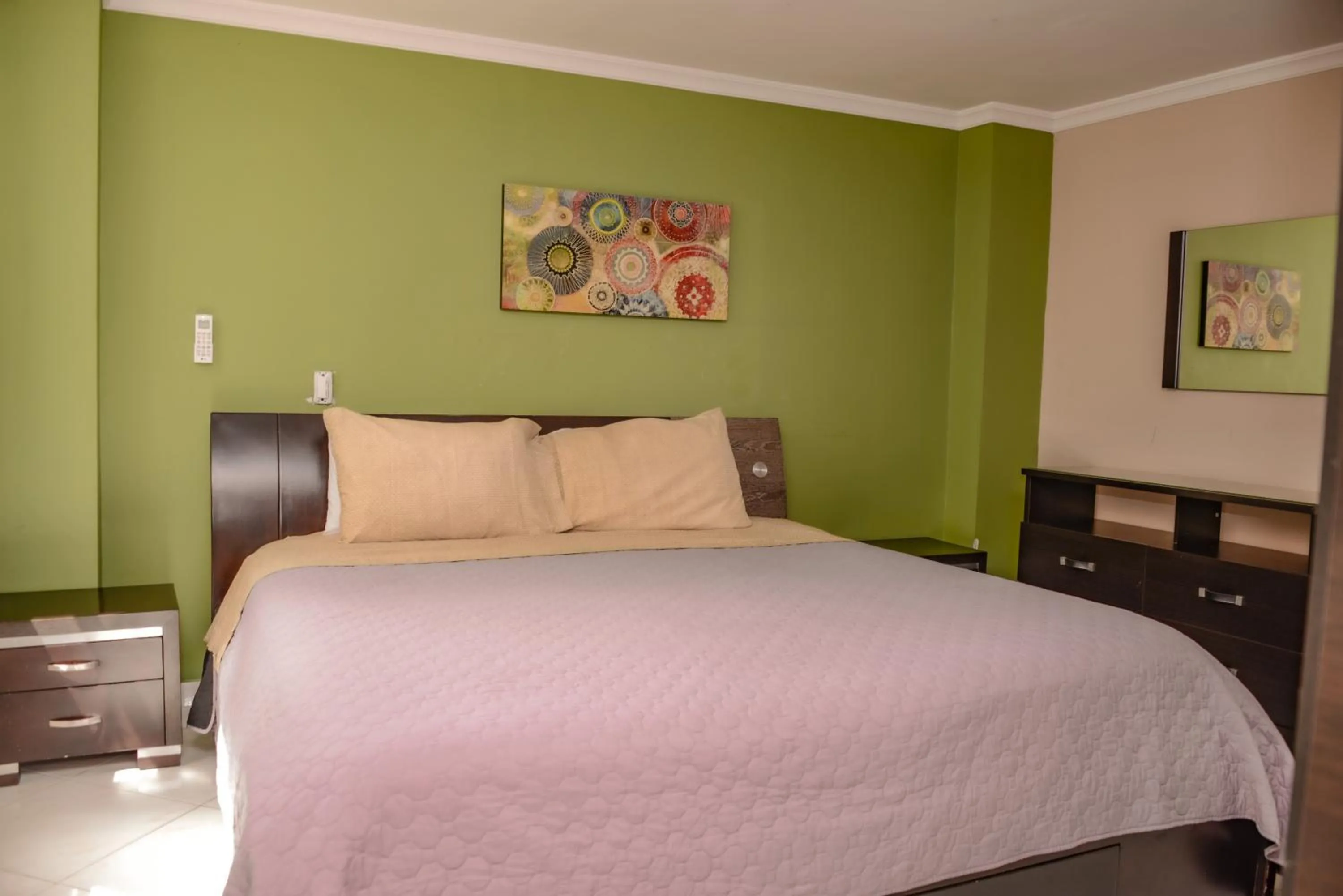 Bed in Calle 8 Suites