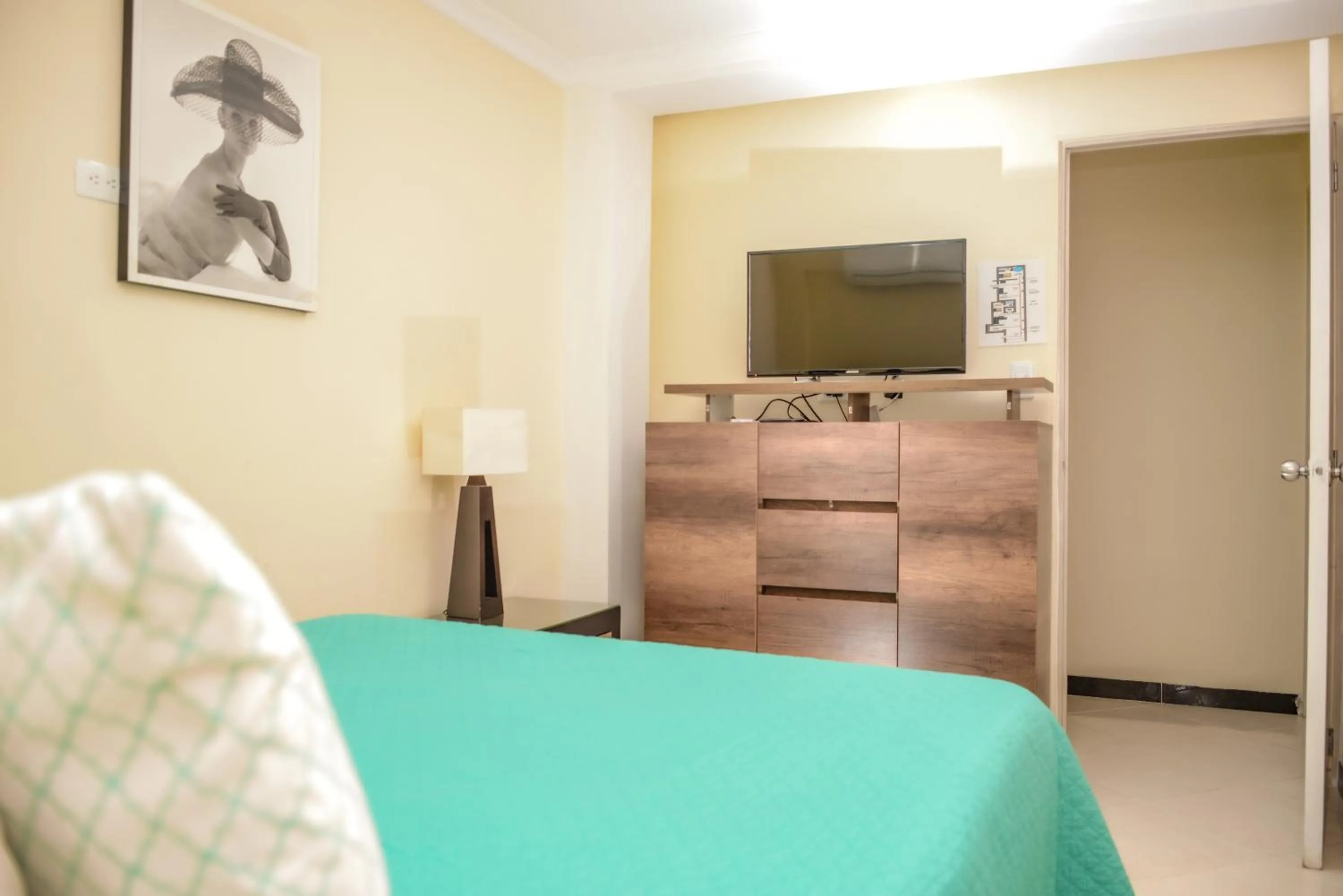 Bed in Calle 8 Suites
