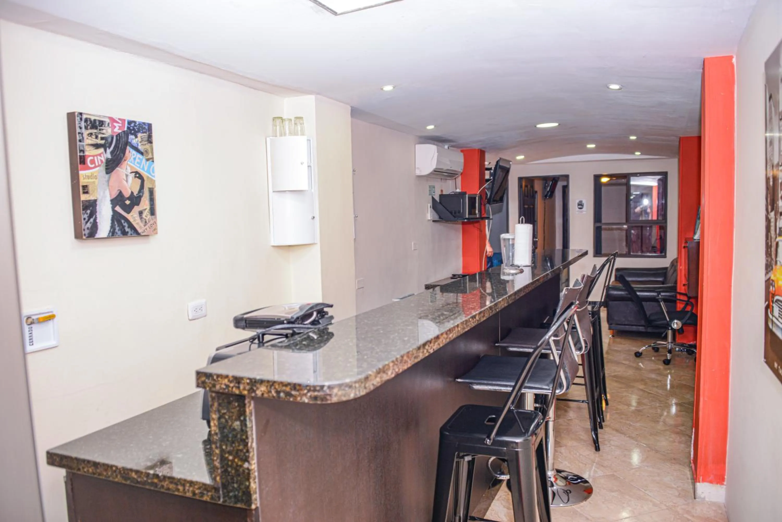 Kitchen or kitchenette in Calle 8 Suites