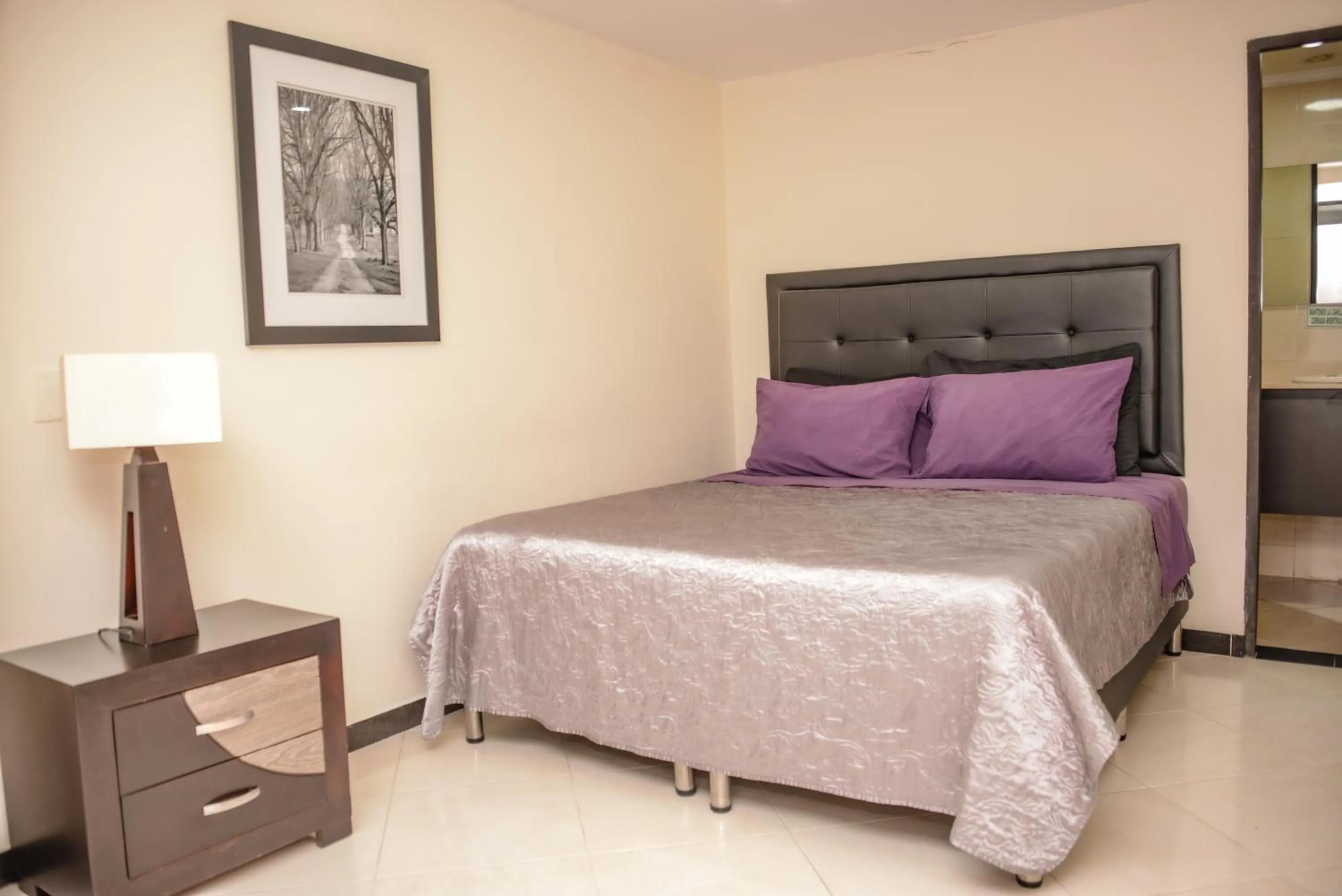 Bed in Calle 8 Suites