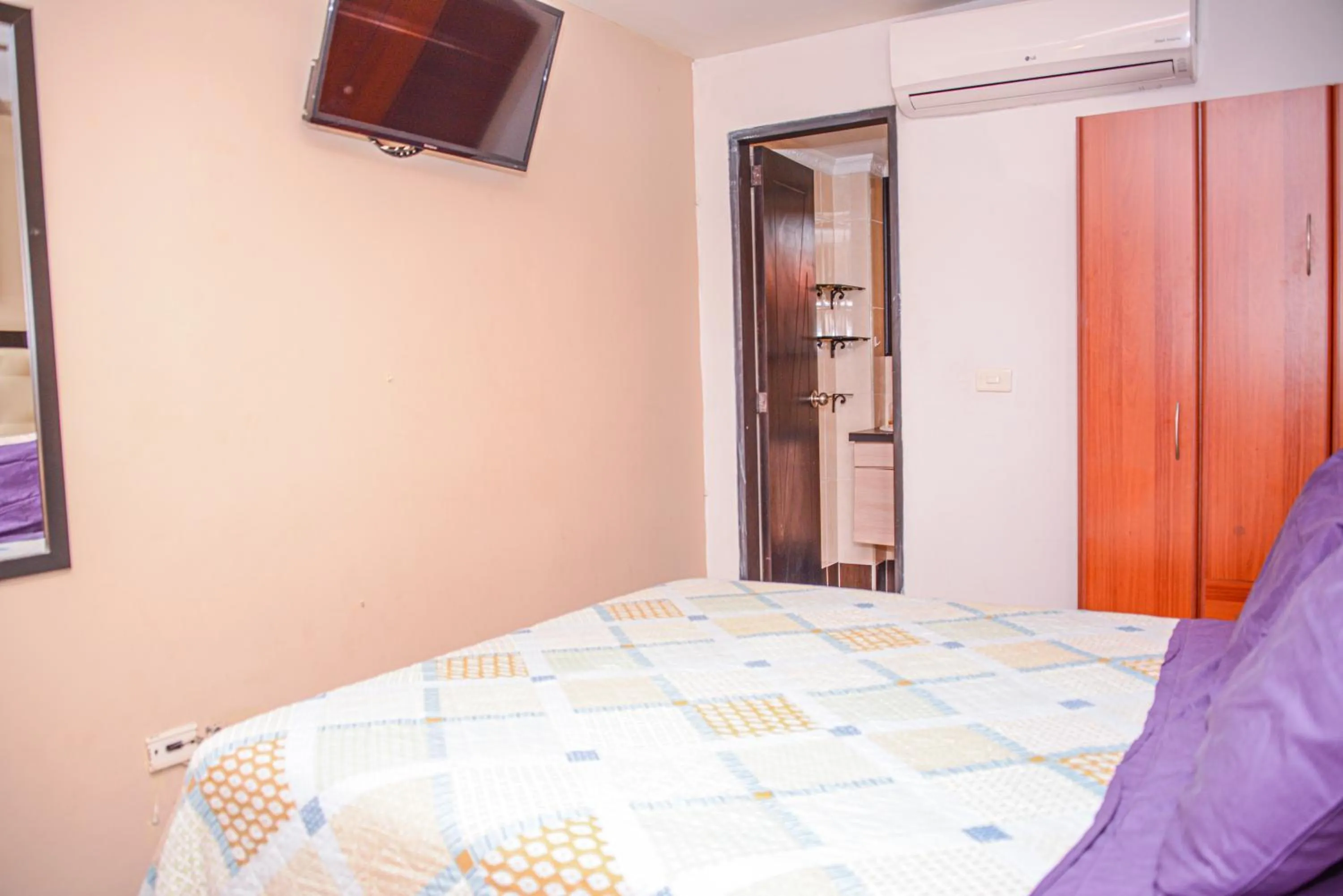 Bed in Calle 8 Suites