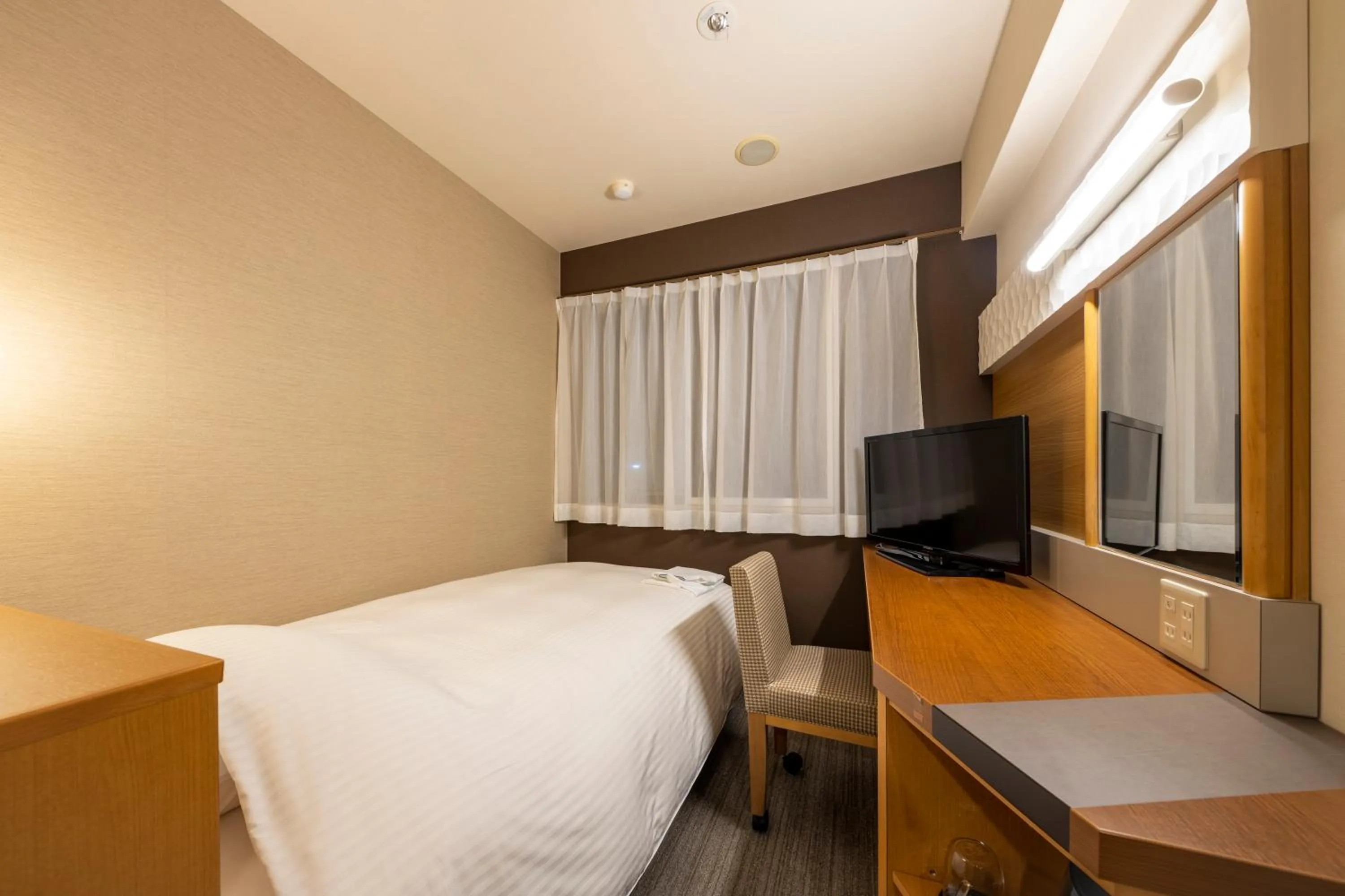 Photo of the whole room, Bed in JR CLEMENT INN HIMEJI