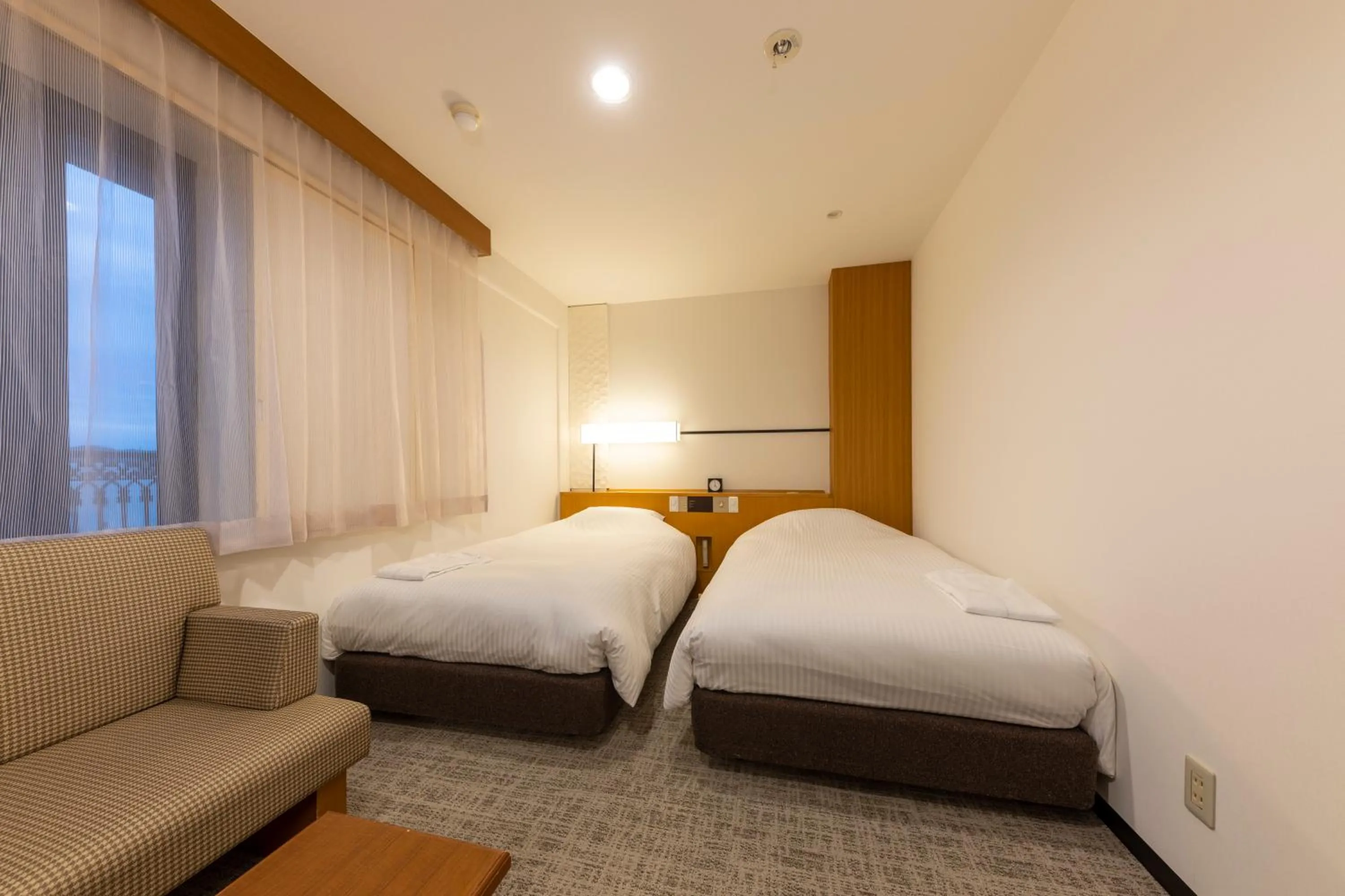 Photo of the whole room, Bed in JR CLEMENT INN HIMEJI
