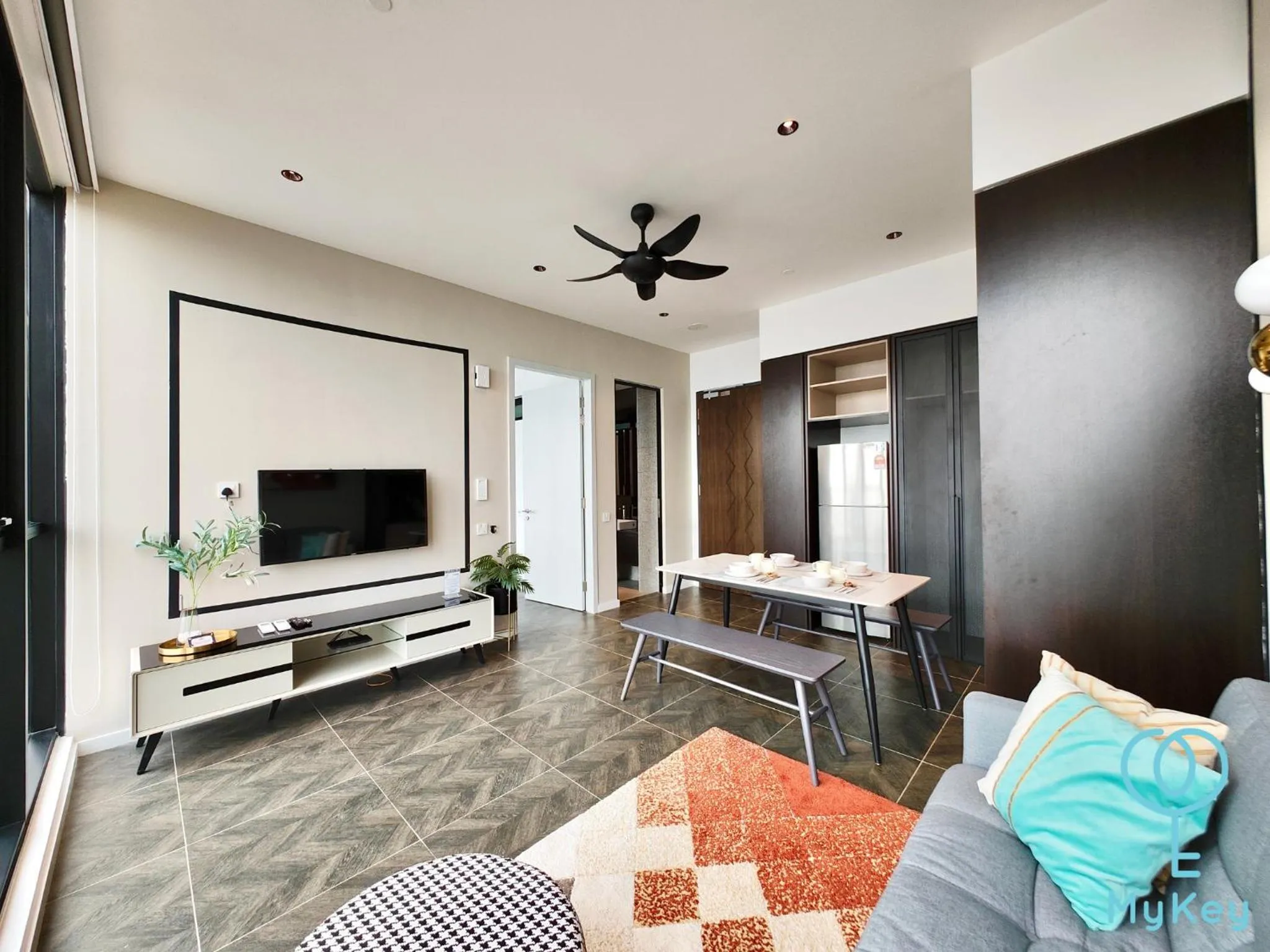 TV and multimedia in Scarletz Suites KLCC by MyKey