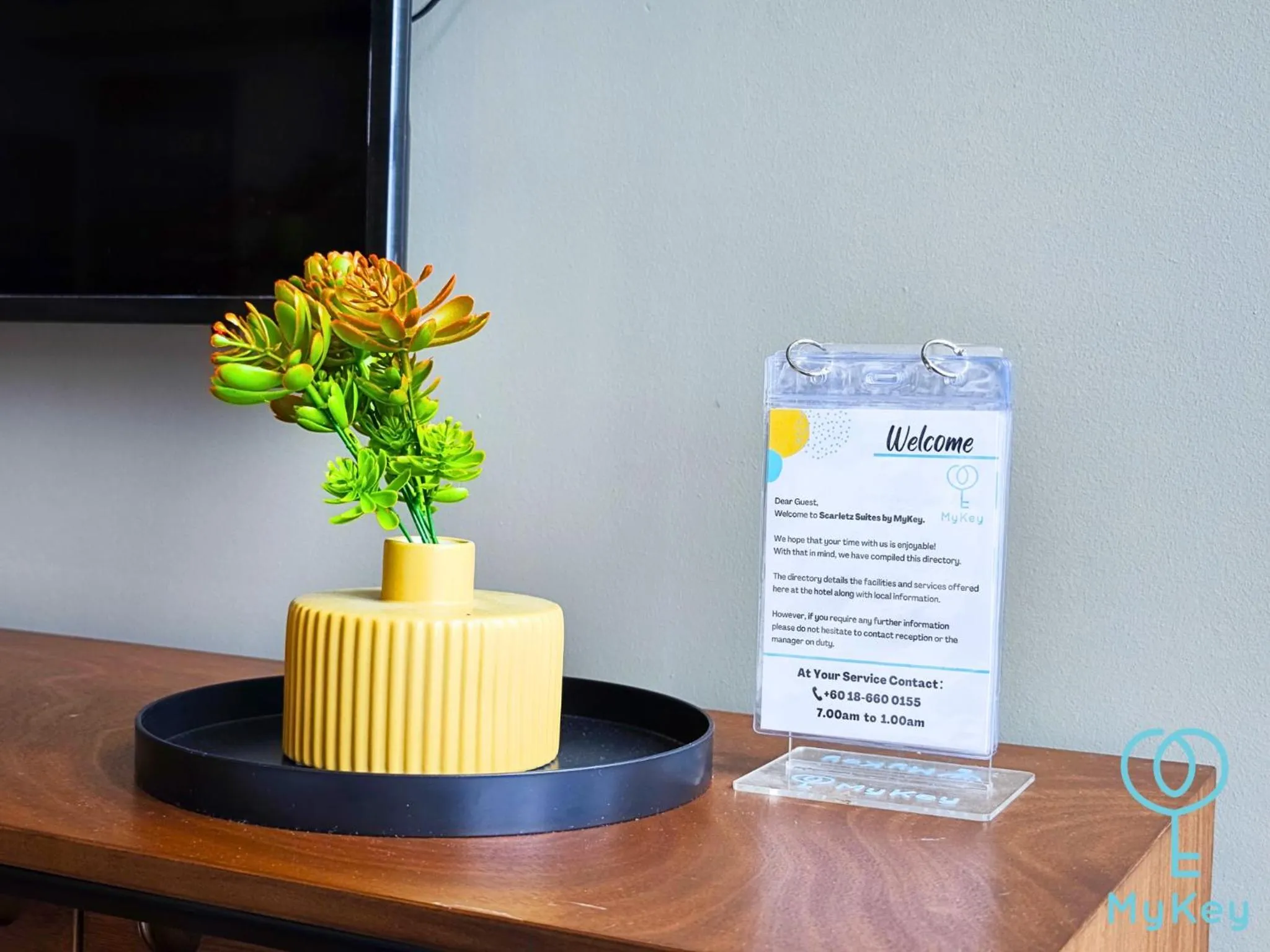 Text overlay in Scarletz Suites KLCC by MyKey