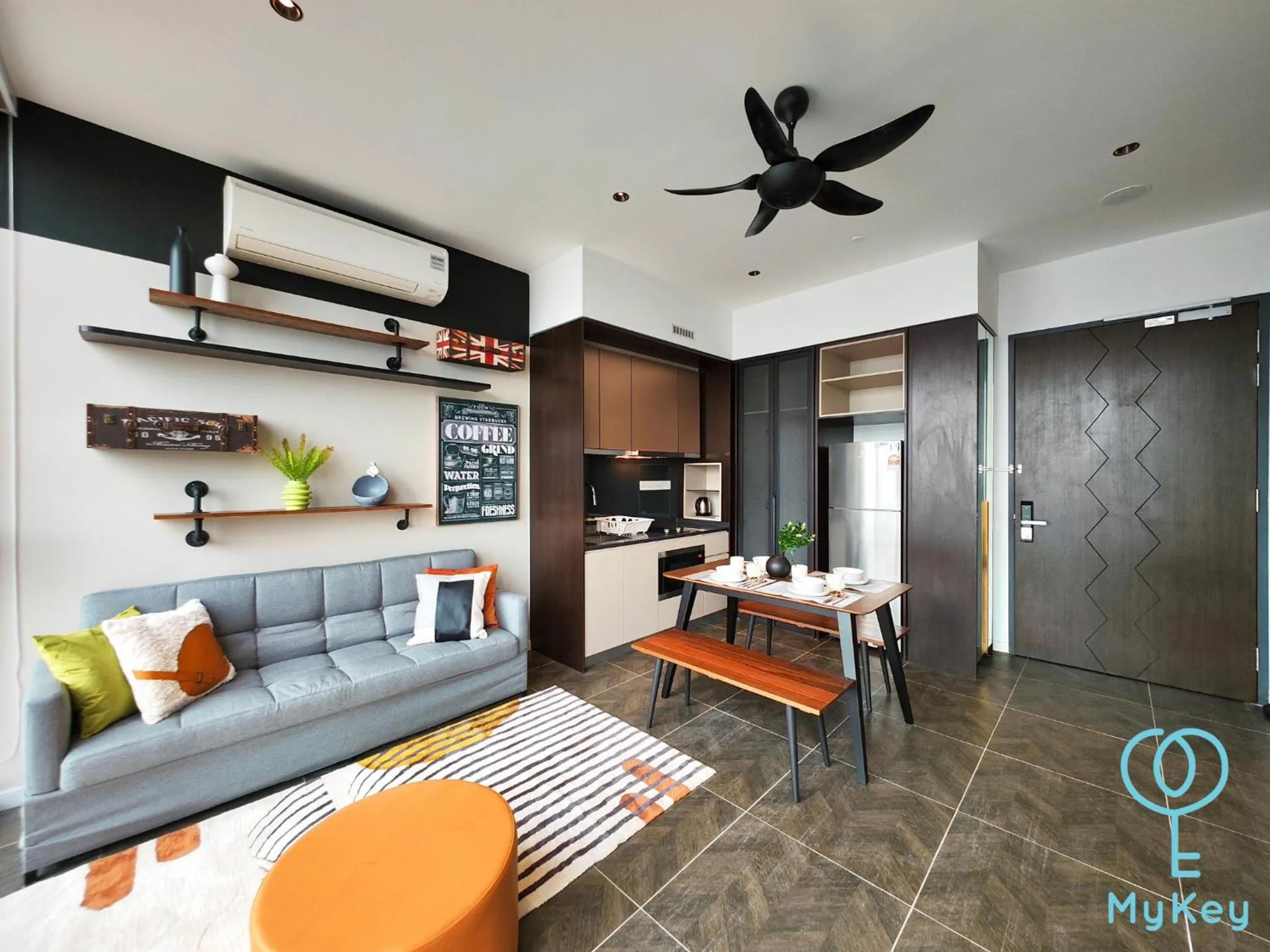 Living room in Scarletz Suites KLCC by MyKey