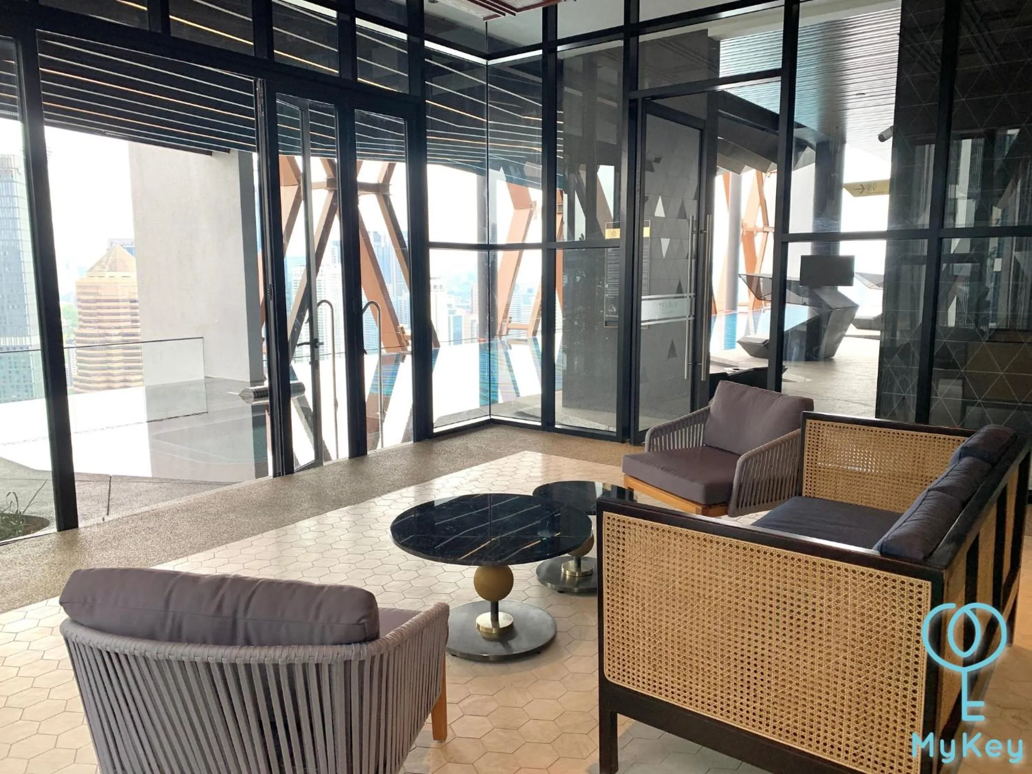 Quiet street view in Scarletz Suites KLCC by MyKey