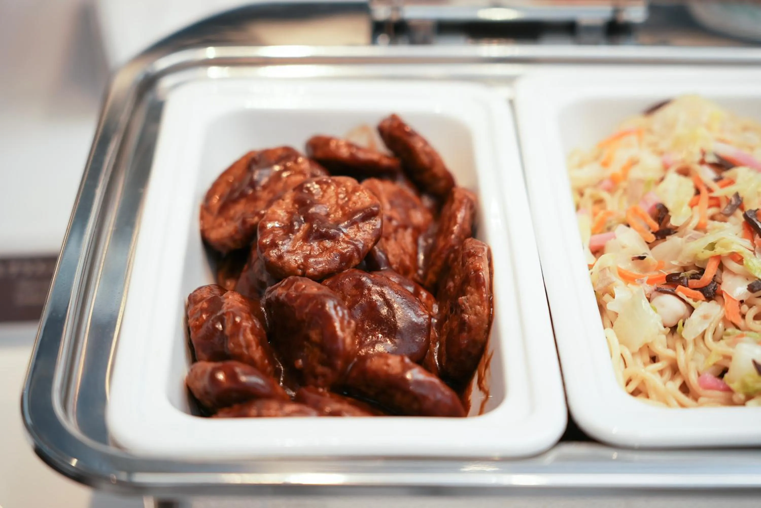 Buffet breakfast in Super Hotel Shikoku-chuo