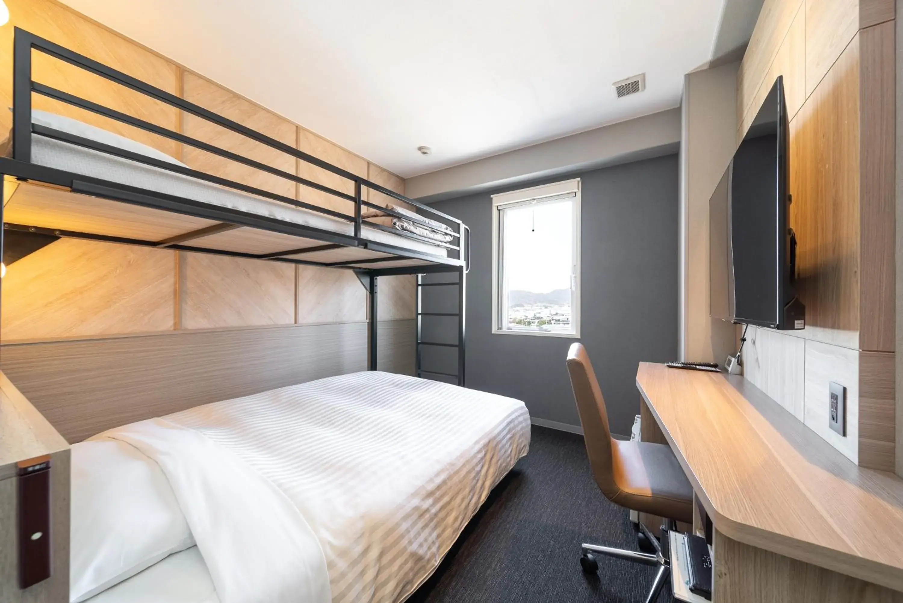 Bed in Super Hotel Shikoku-chuo Bed in Super Hotel Shikoku-chuo