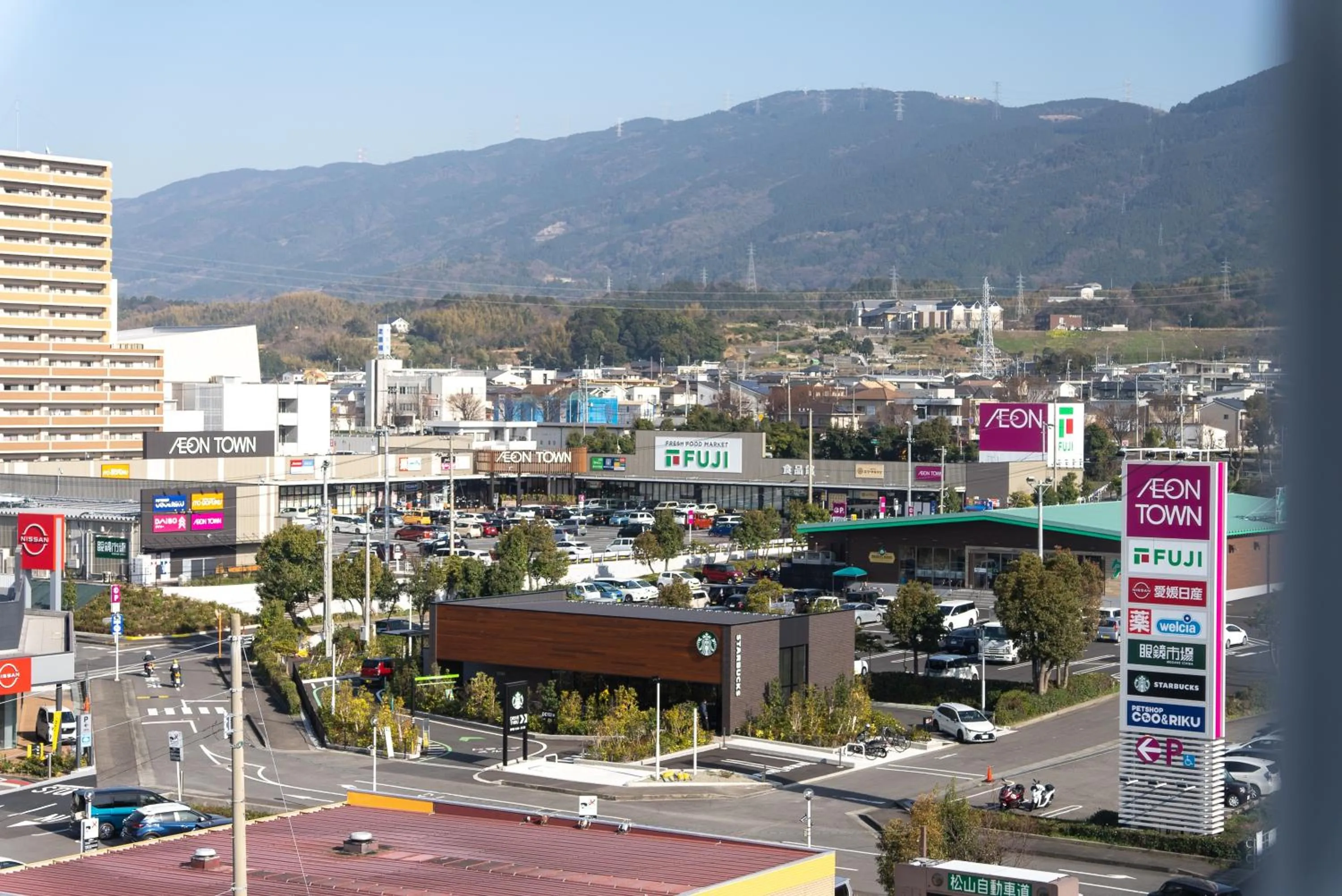 City view in Super Hotel Shikoku-chuo