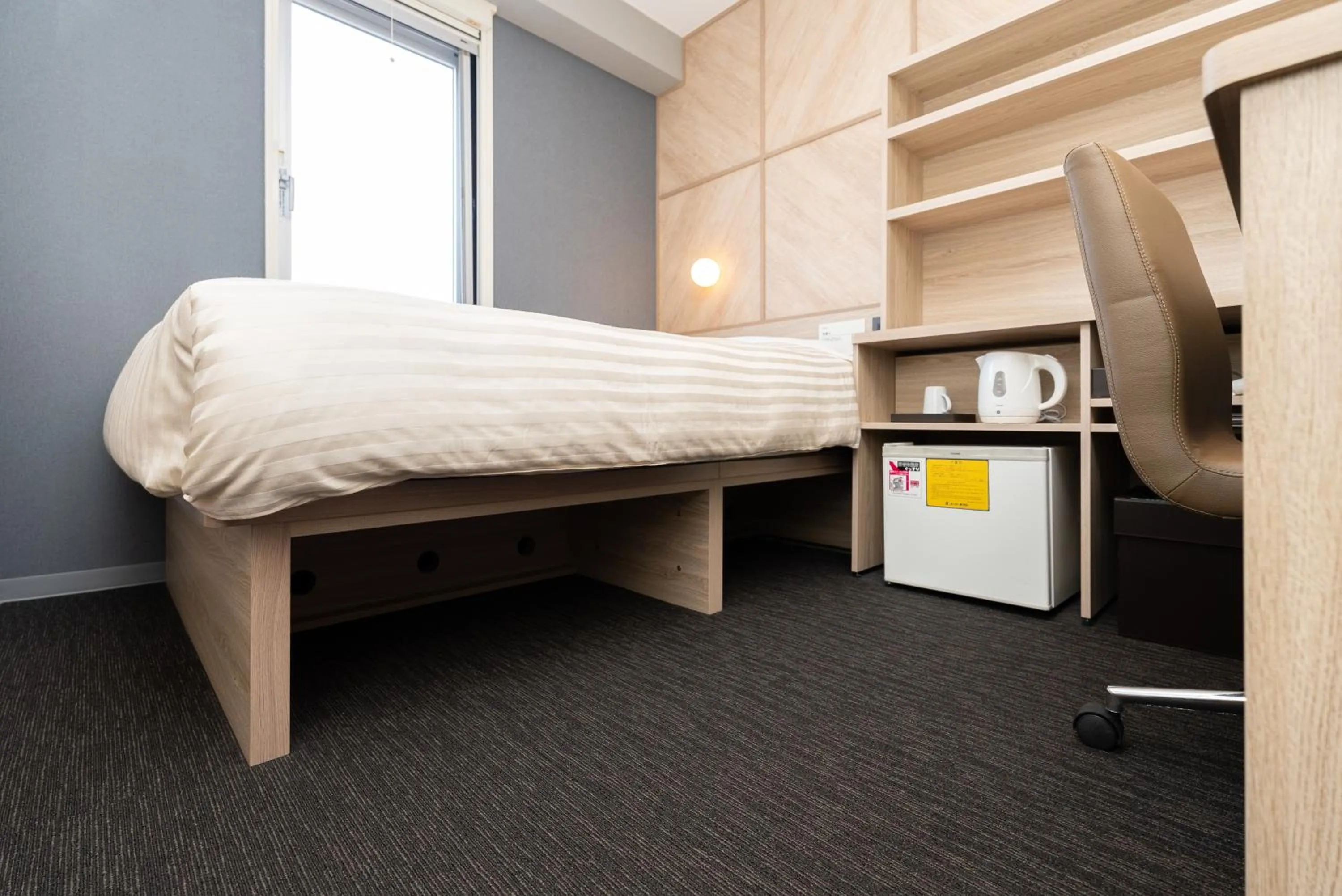 Photo of the whole room, Bed in Super Hotel Shikoku-chuo