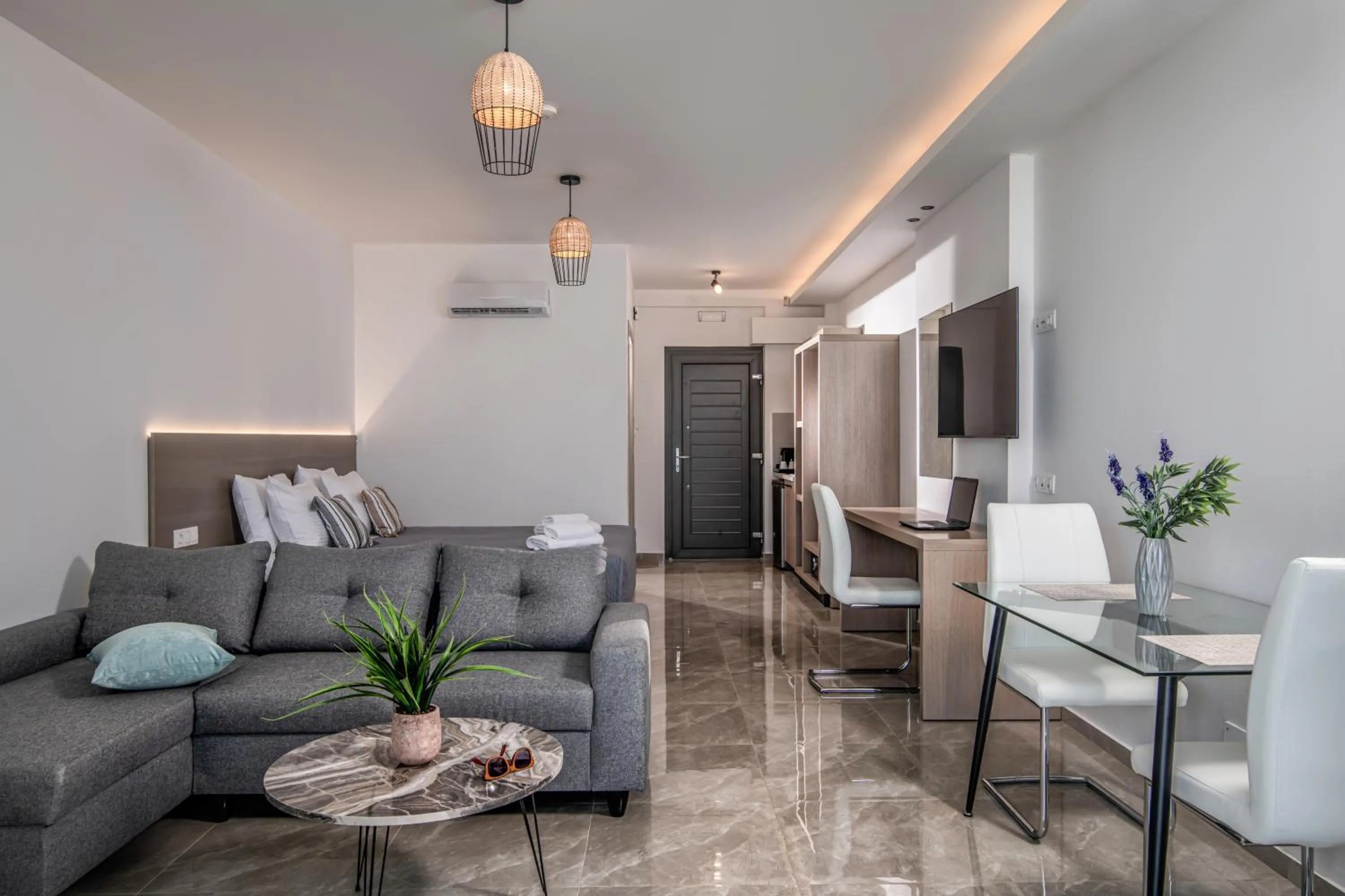 Bedroom in Ebenus Suites "Adults Only" by Checkin